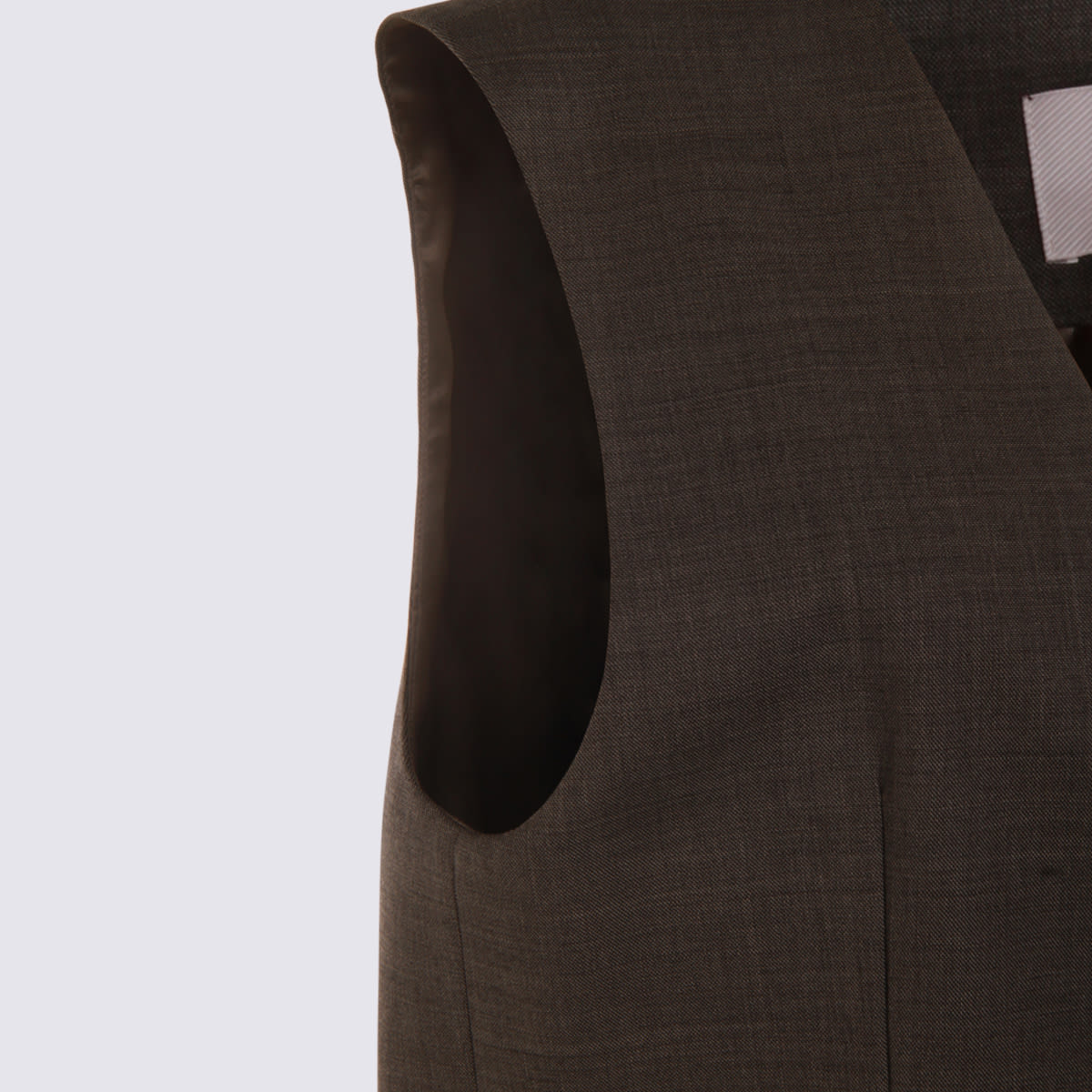 Nine In The Morning Grey Wool Blazer In Black