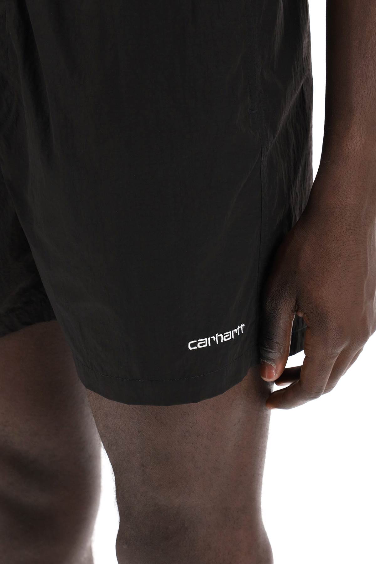 Shop Carhartt Tobes Swim Trunks For In Black White