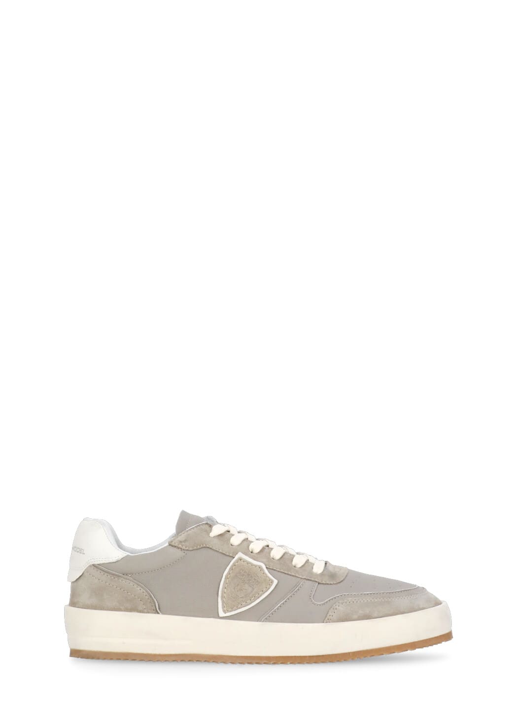 Shop Philippe Model Nice Low Sneakers In Grey