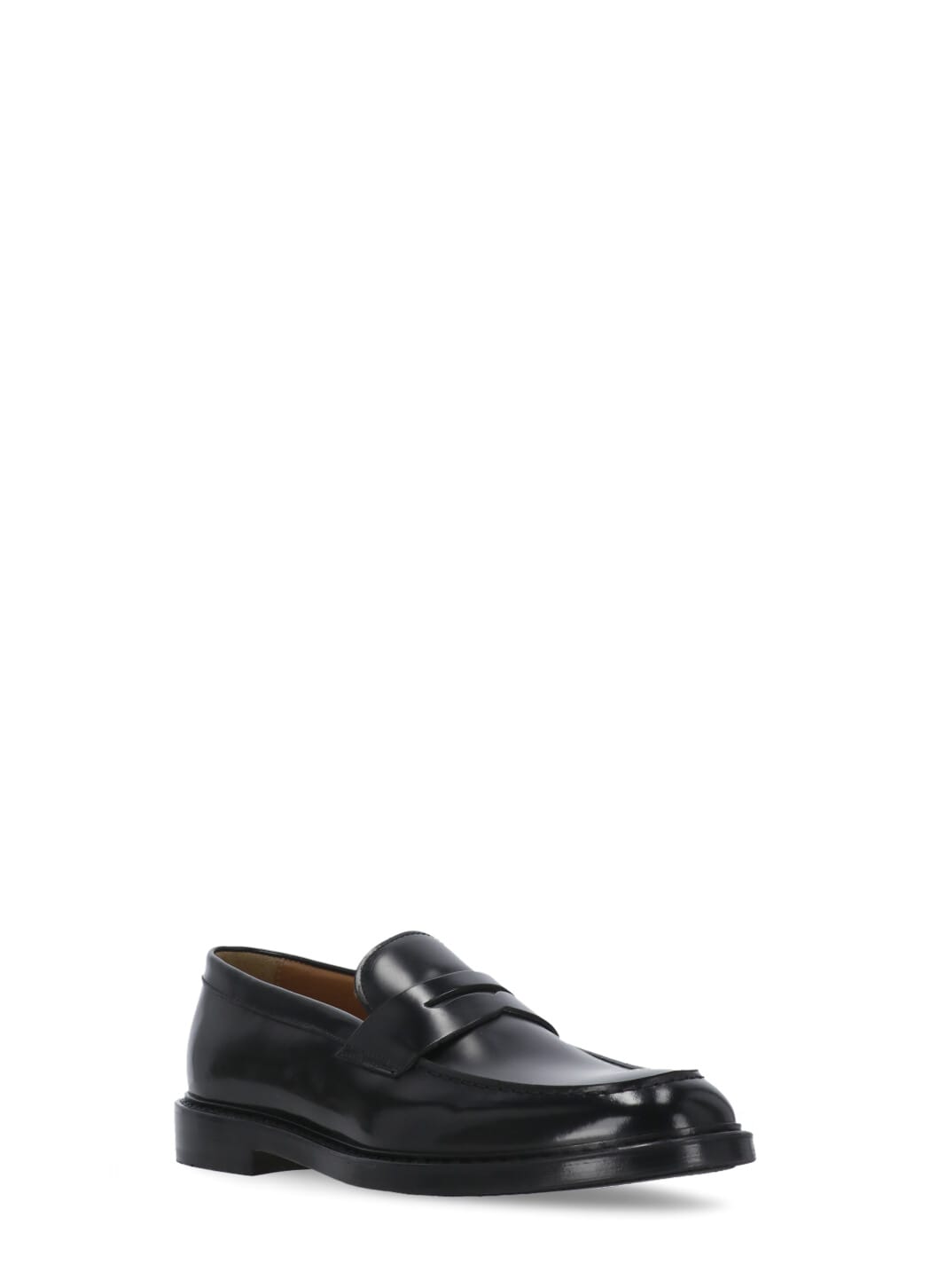 Shop Doucal's Horse Loafers In Black