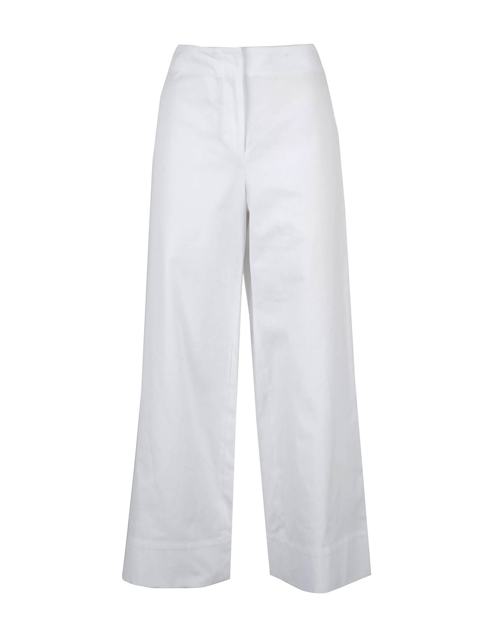 Max Mara Womens White Pants