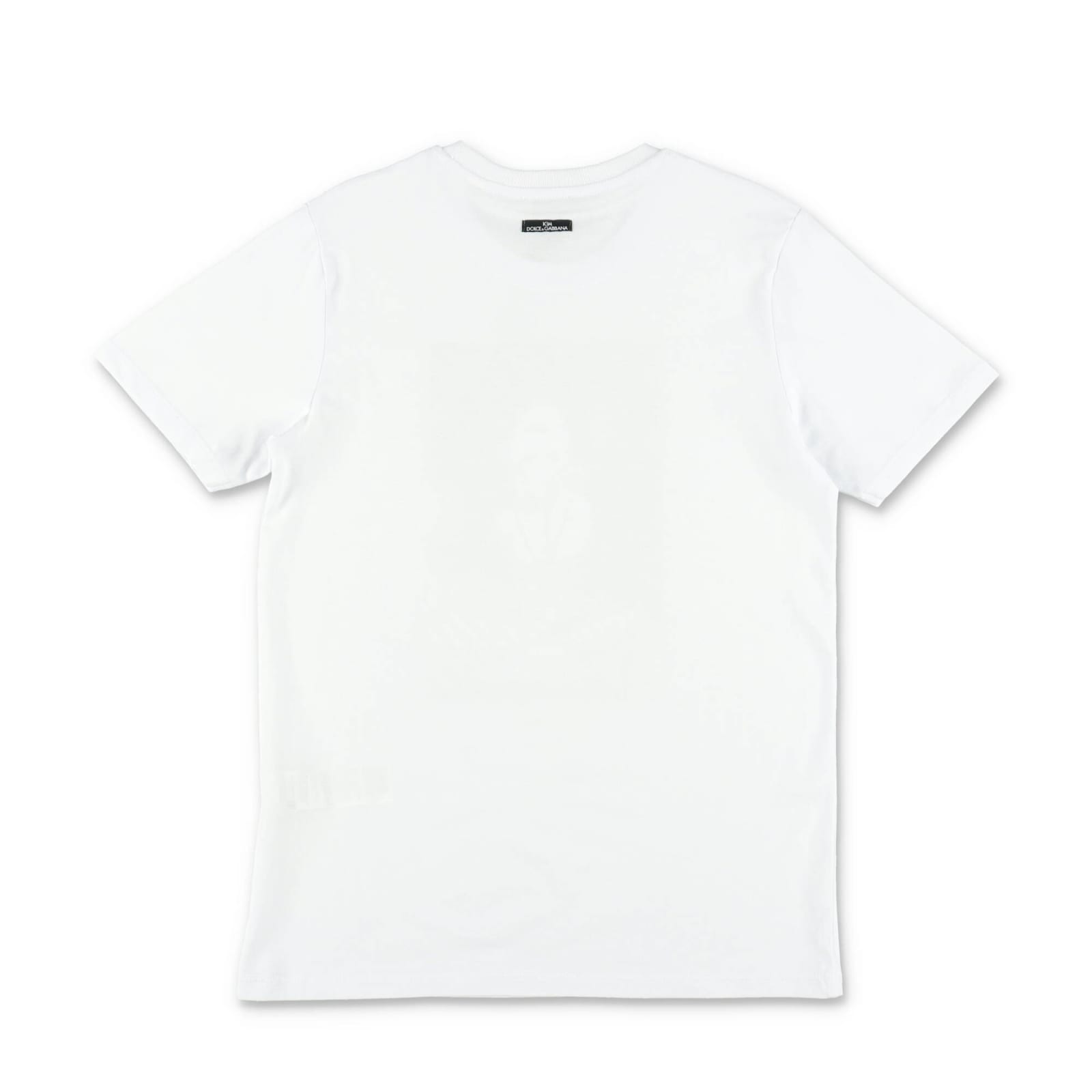 Dolce & Gabbana Teen Girls White Kim Kardashian T-shirt In Bianco