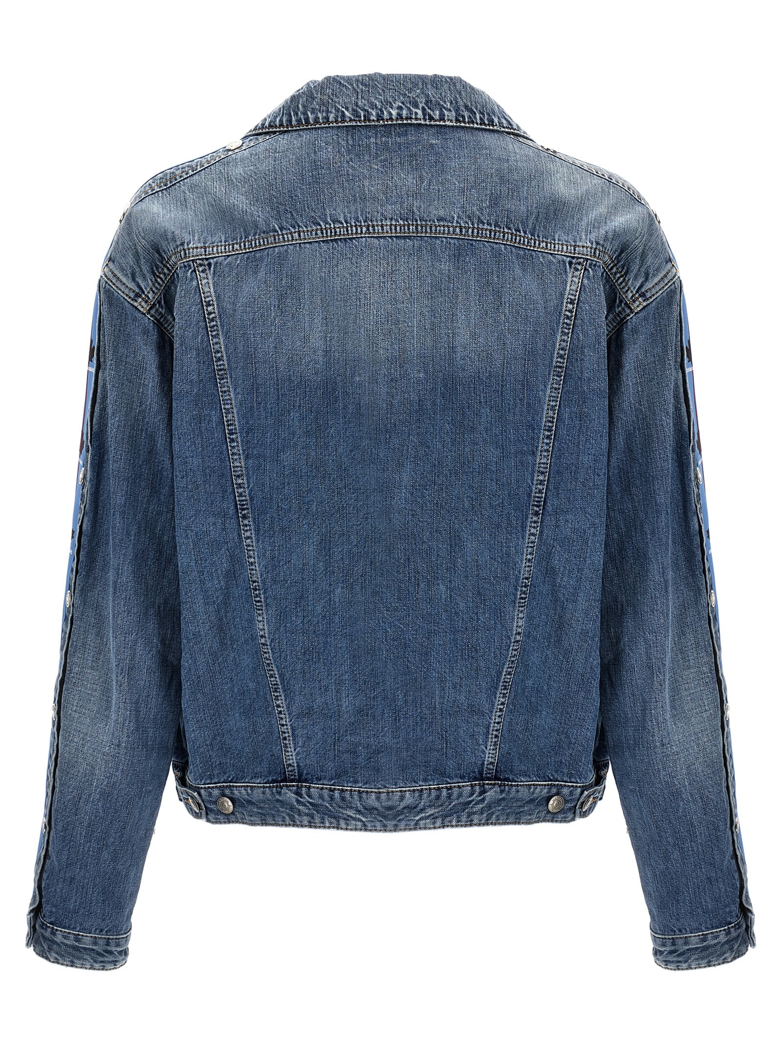 Shop Dsquared2 Dan Denim Jacket In Light Blue