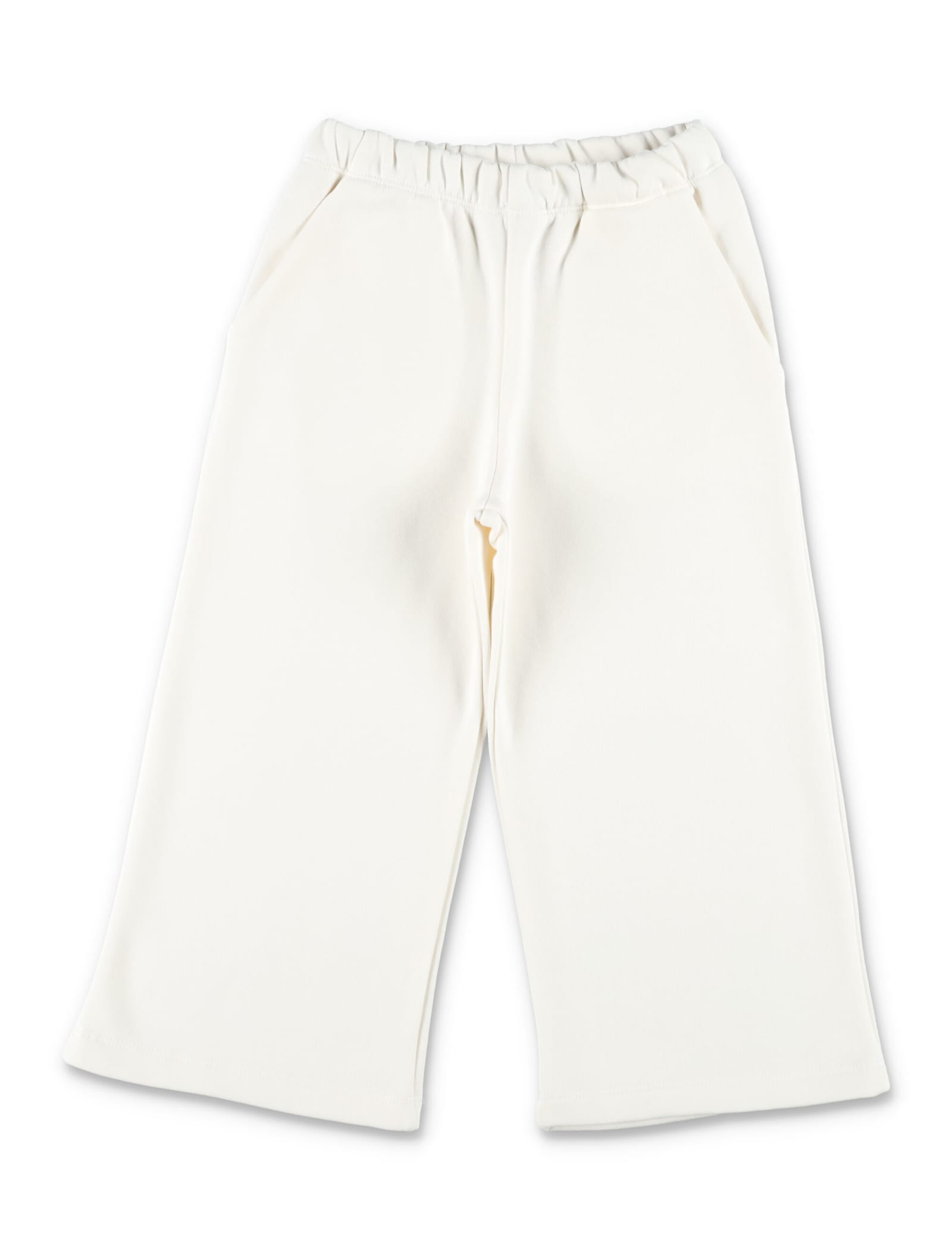 Douuod Fleece Jogger Pants In Ivory