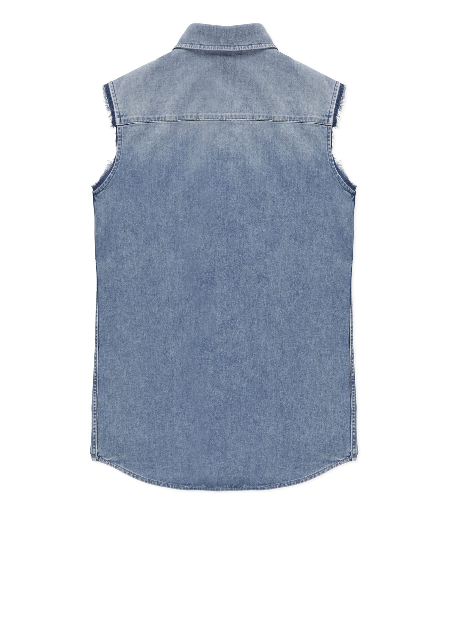 Golden Goose Dress Kids Color Blue In Blue