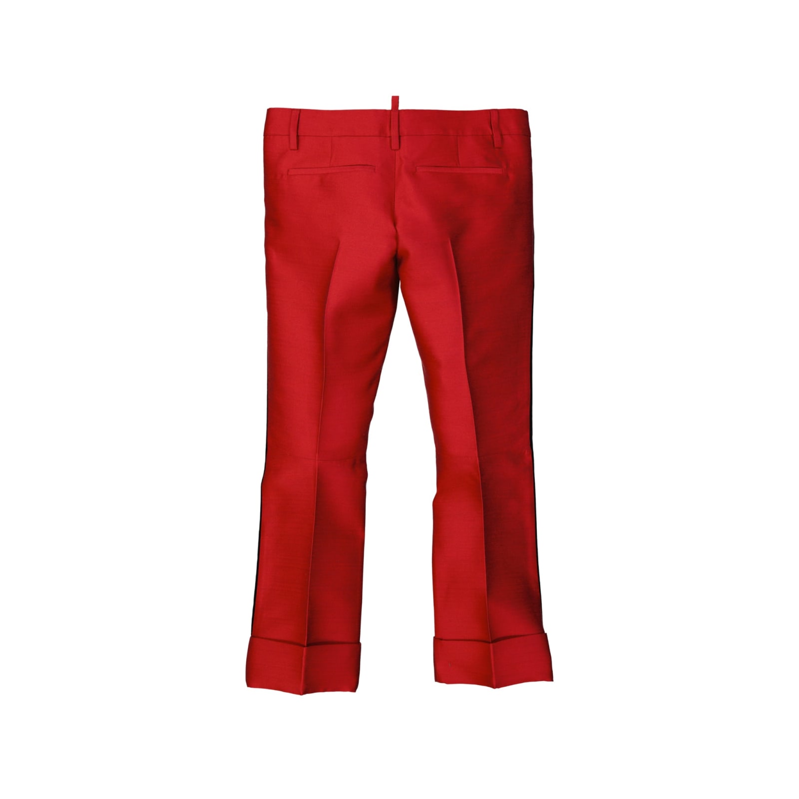 Shop Dsquared2 Classic Cropped Trousers In Red