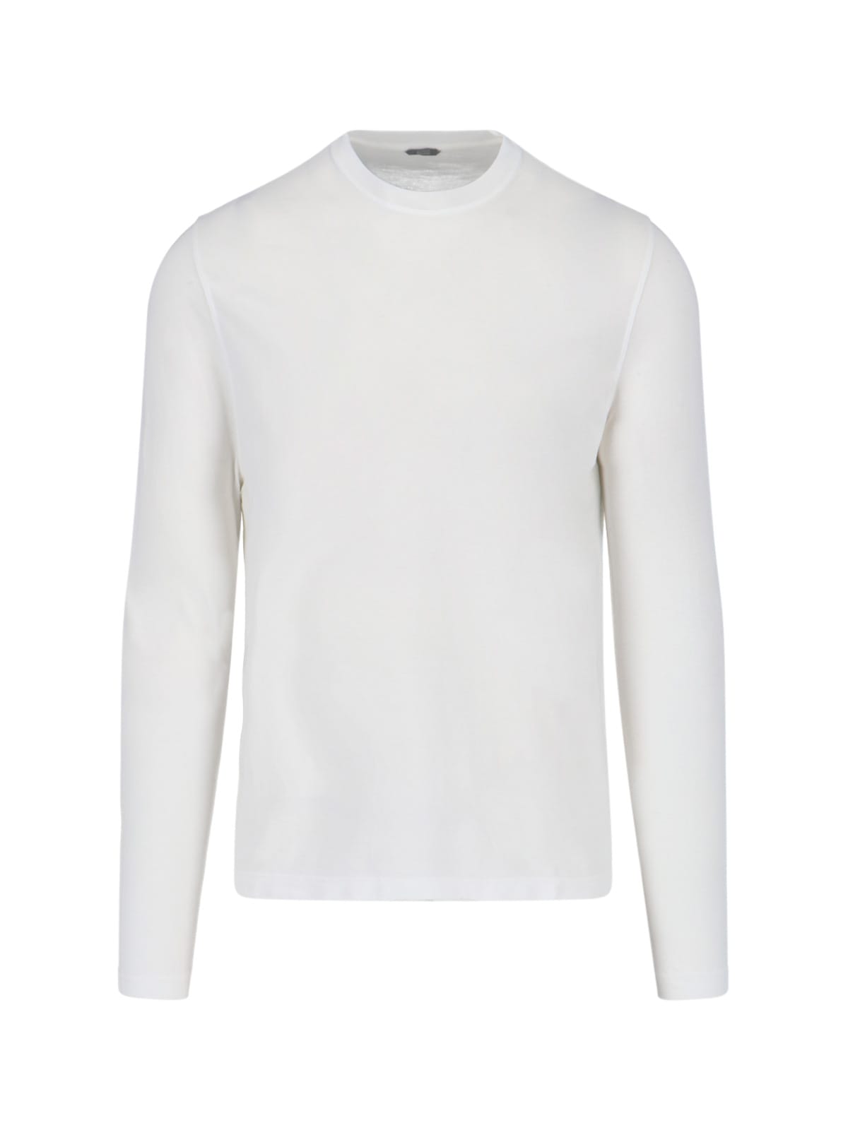 Shop Zanone Basic T-shirt In White