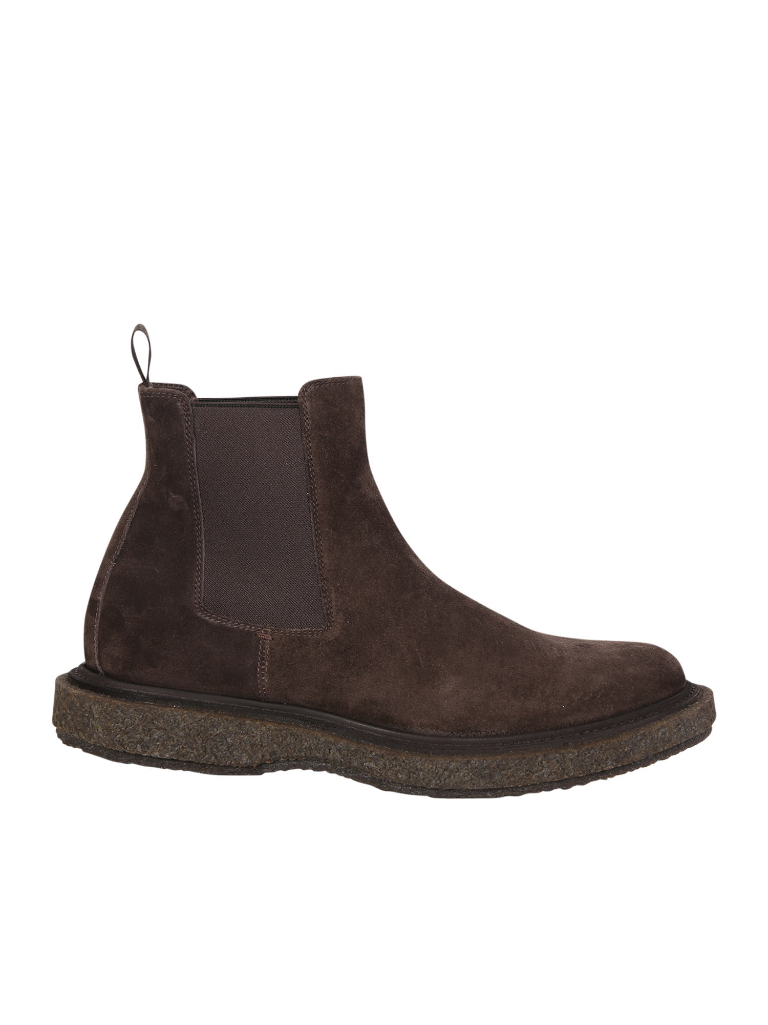 Officine Creative Suede Bullet Ankle Boots