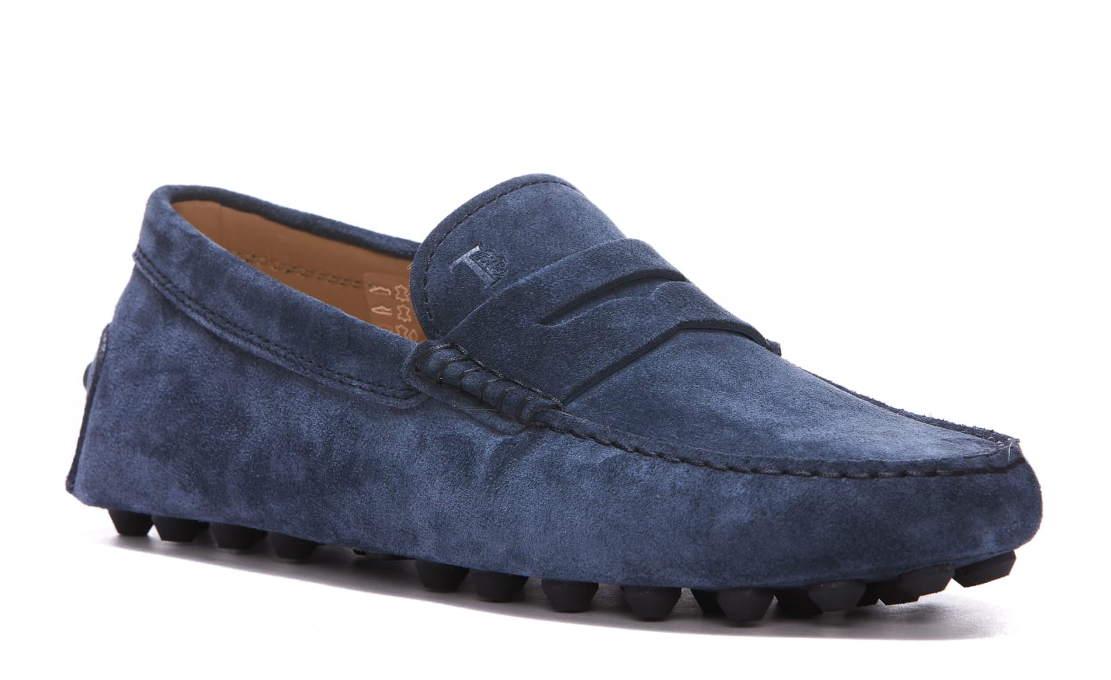 Shop Tod's Gommino Bubble Loafers Tods In Blue