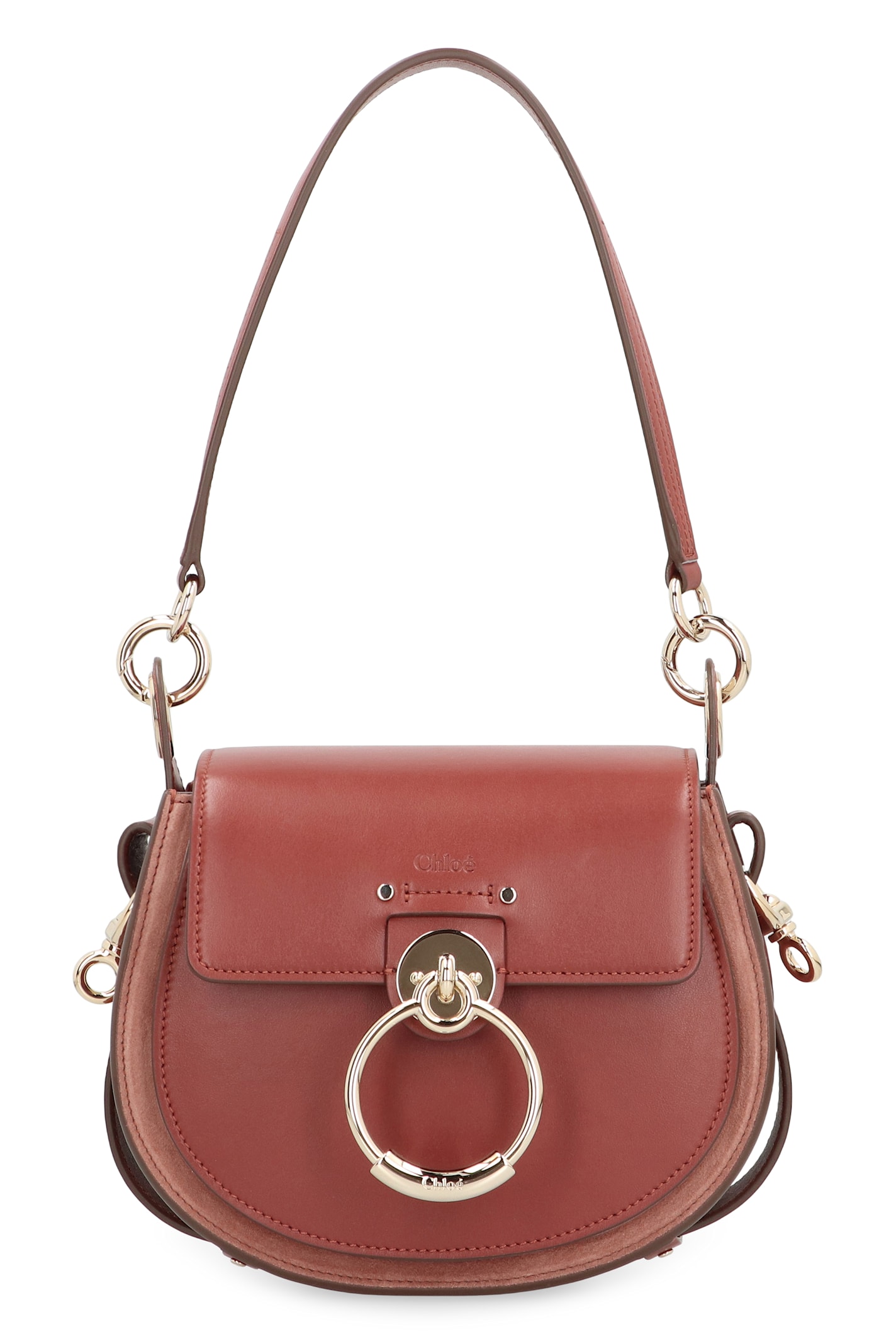 Chloé Small Leather Bag In Brown