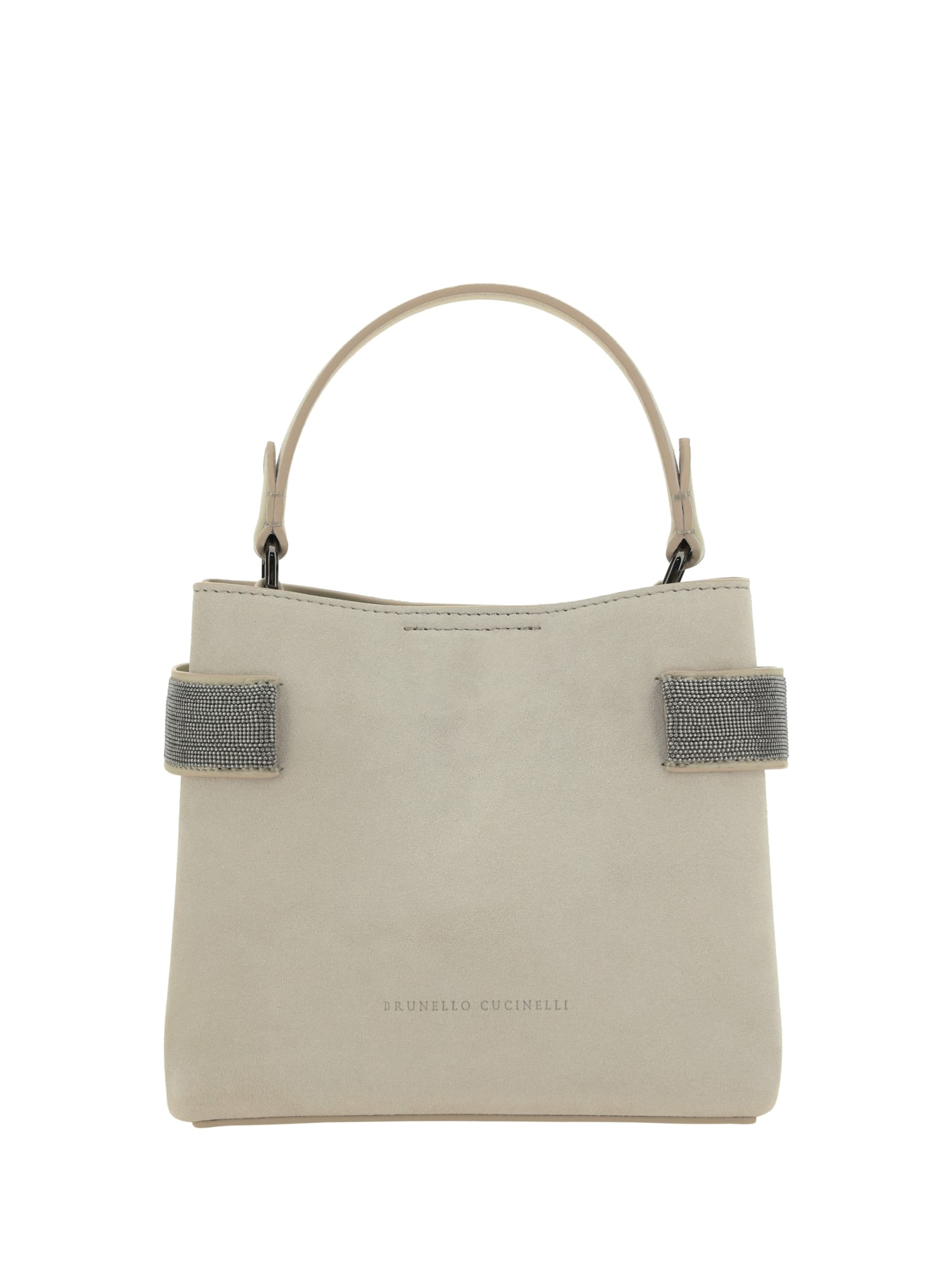 Shop Brunello Cucinelli Handbag In White