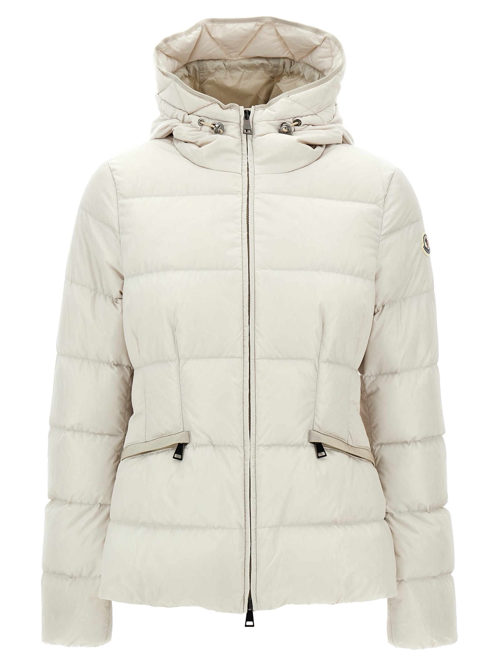 Shop Moncler Avoce Down Jacket In White