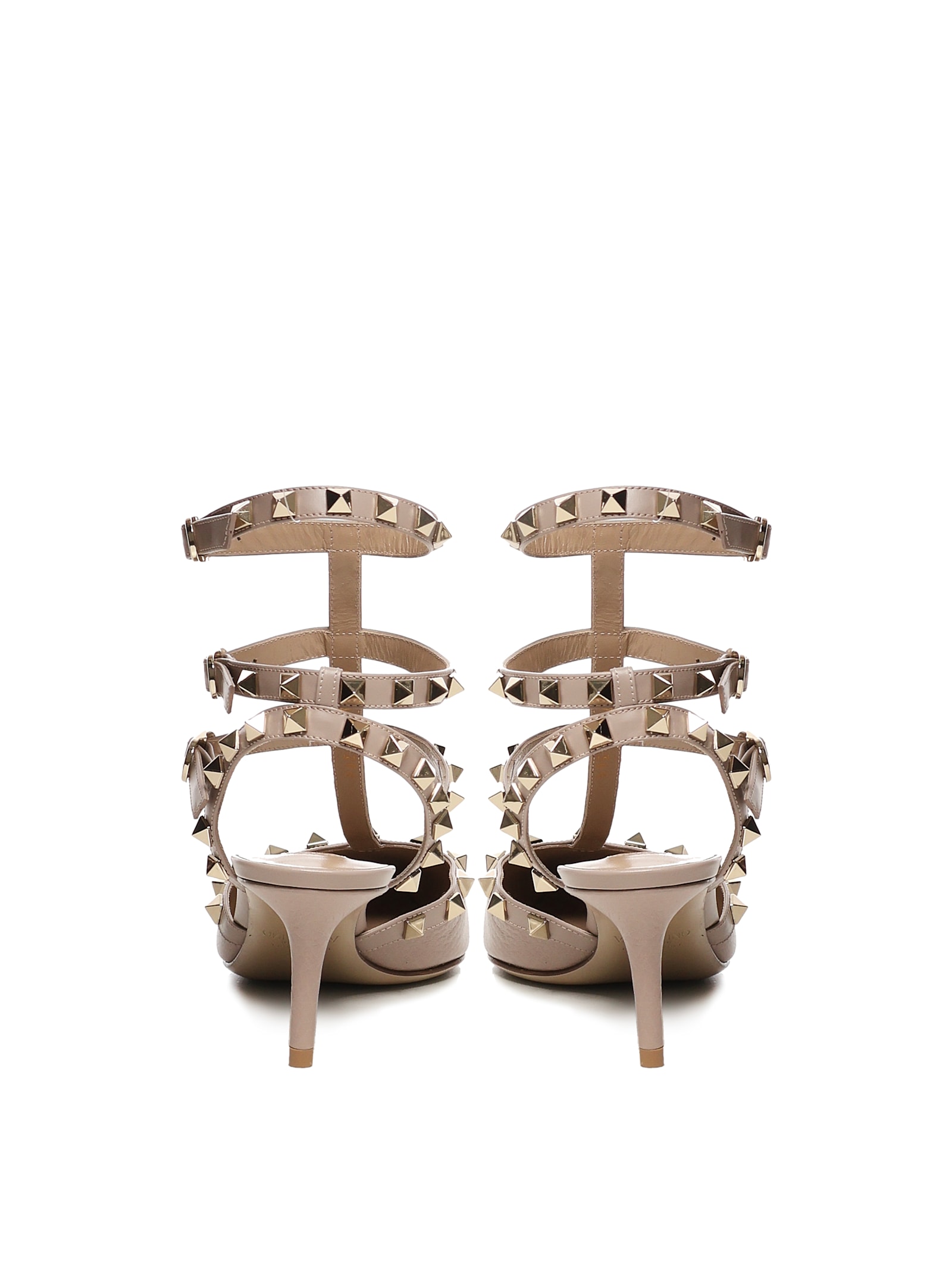 Valentino Garavani Rockstud Patent Leather Slingback Pumps