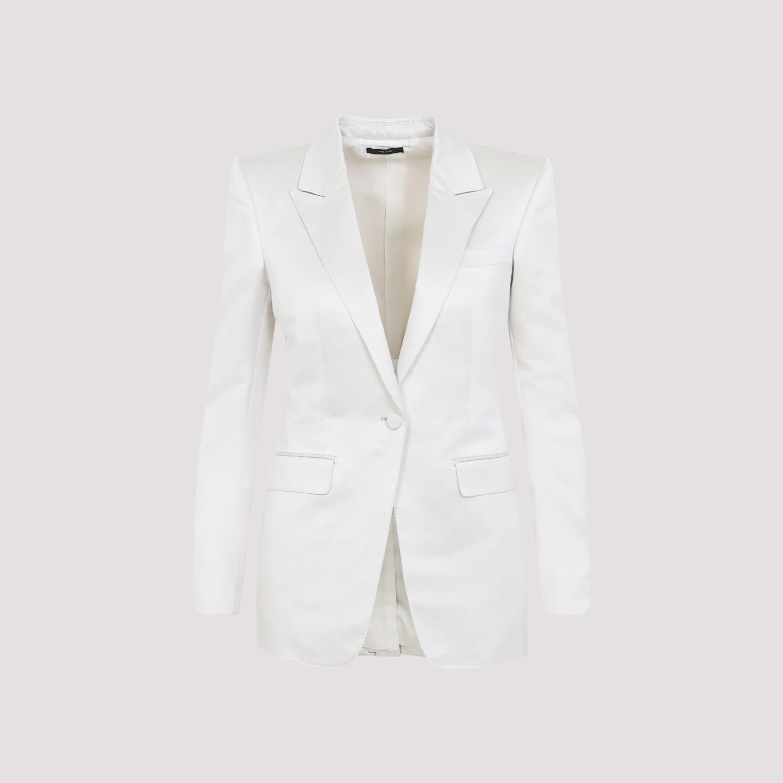 Tom Ford Tailored Jacket With Notched Lapels And Pockets In Pink