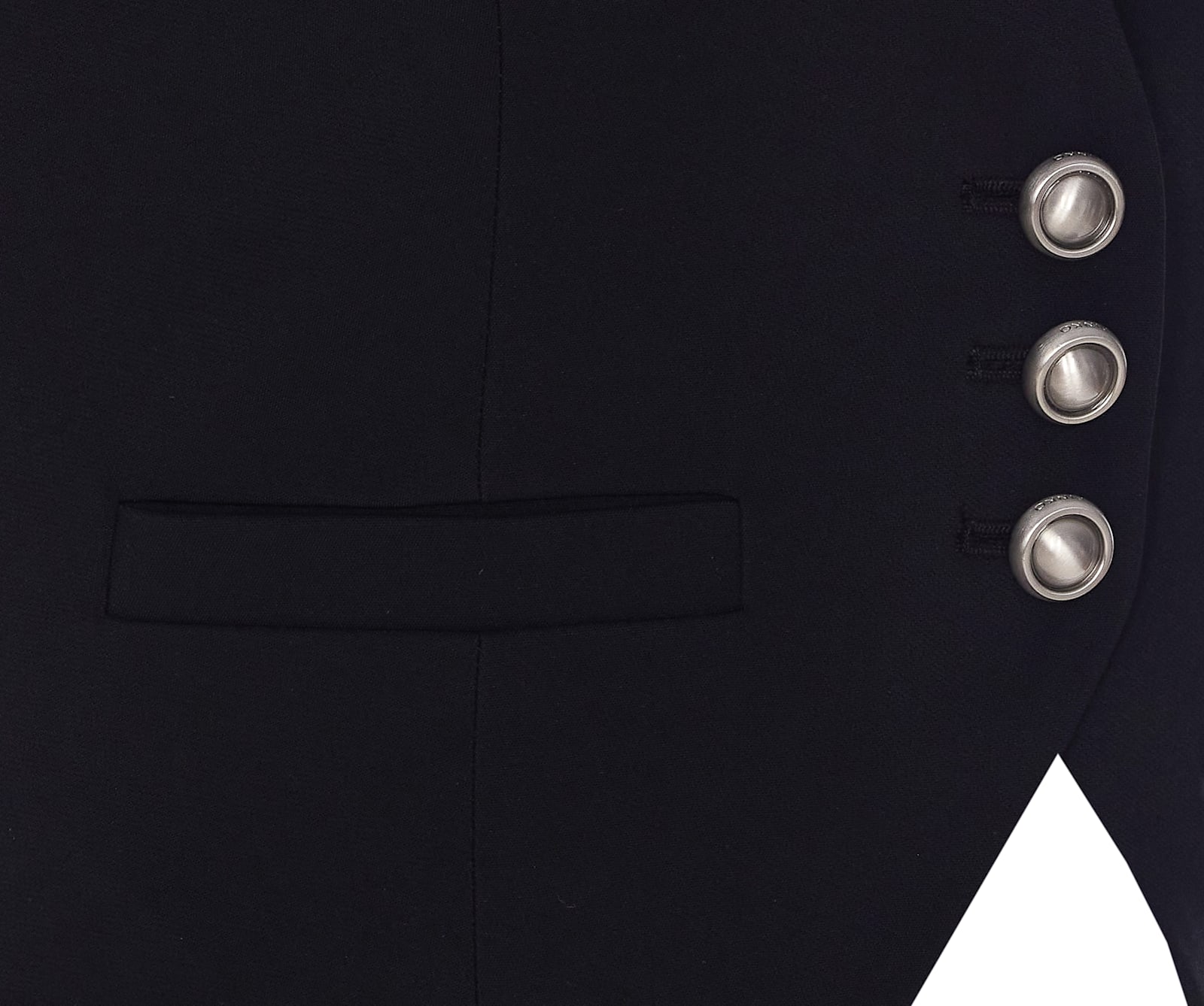 Pinko Crop V-neck Halterneck Sleeveless Tailored Vest In Black