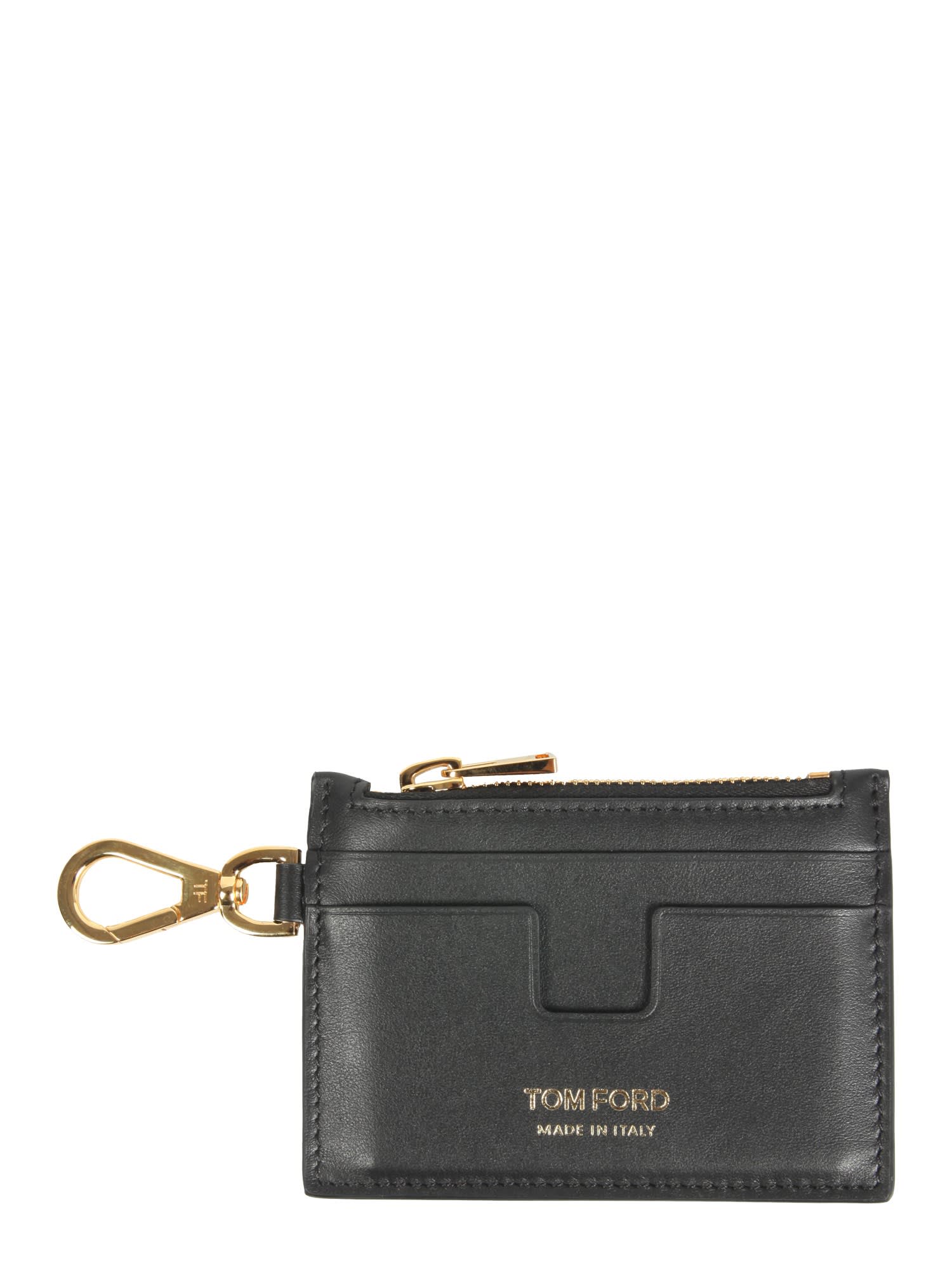 TOM FORD CARD HOLDER WITH ZIP,Y0310T LCL121U9000