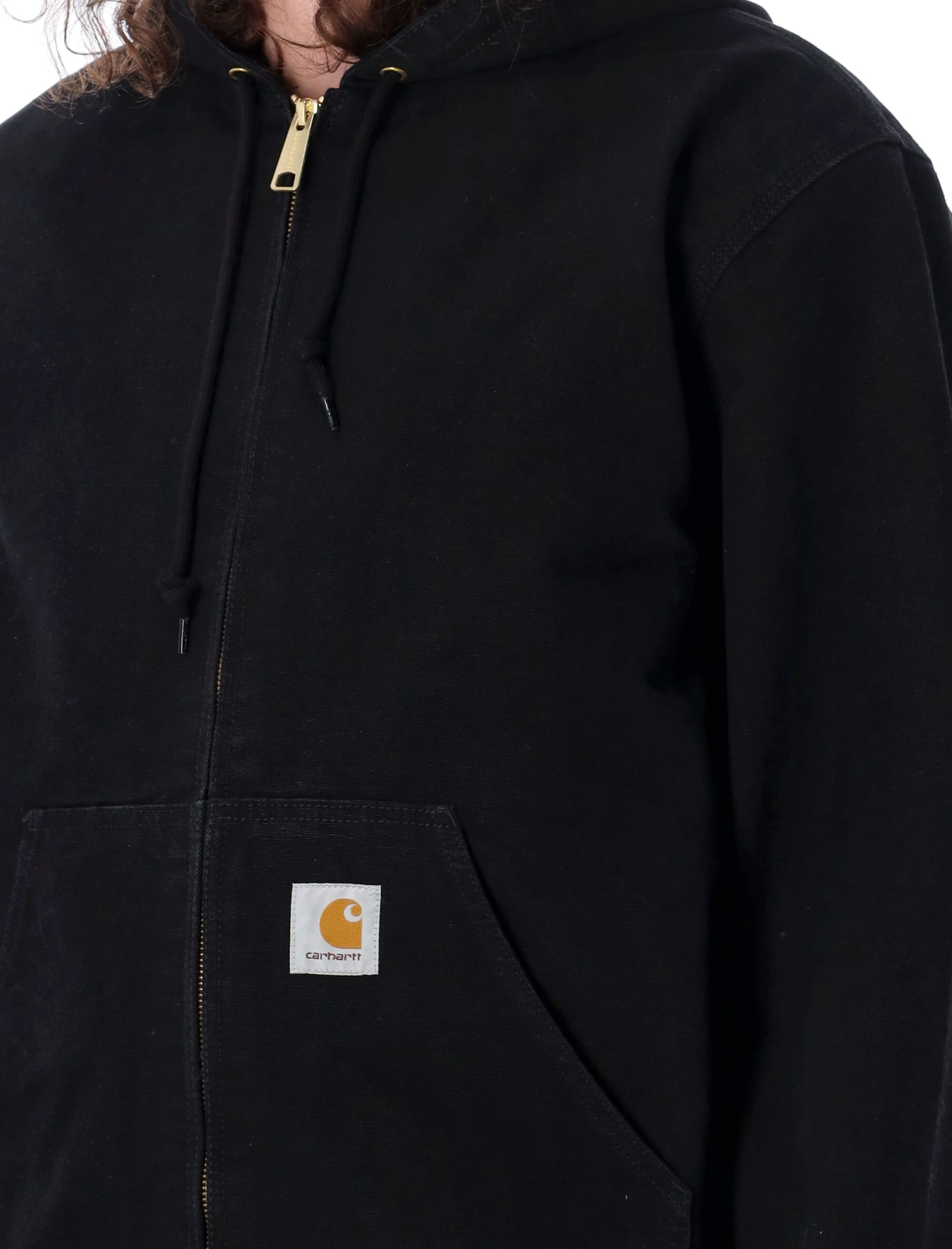 Shop Carhartt Active Jacket In Black