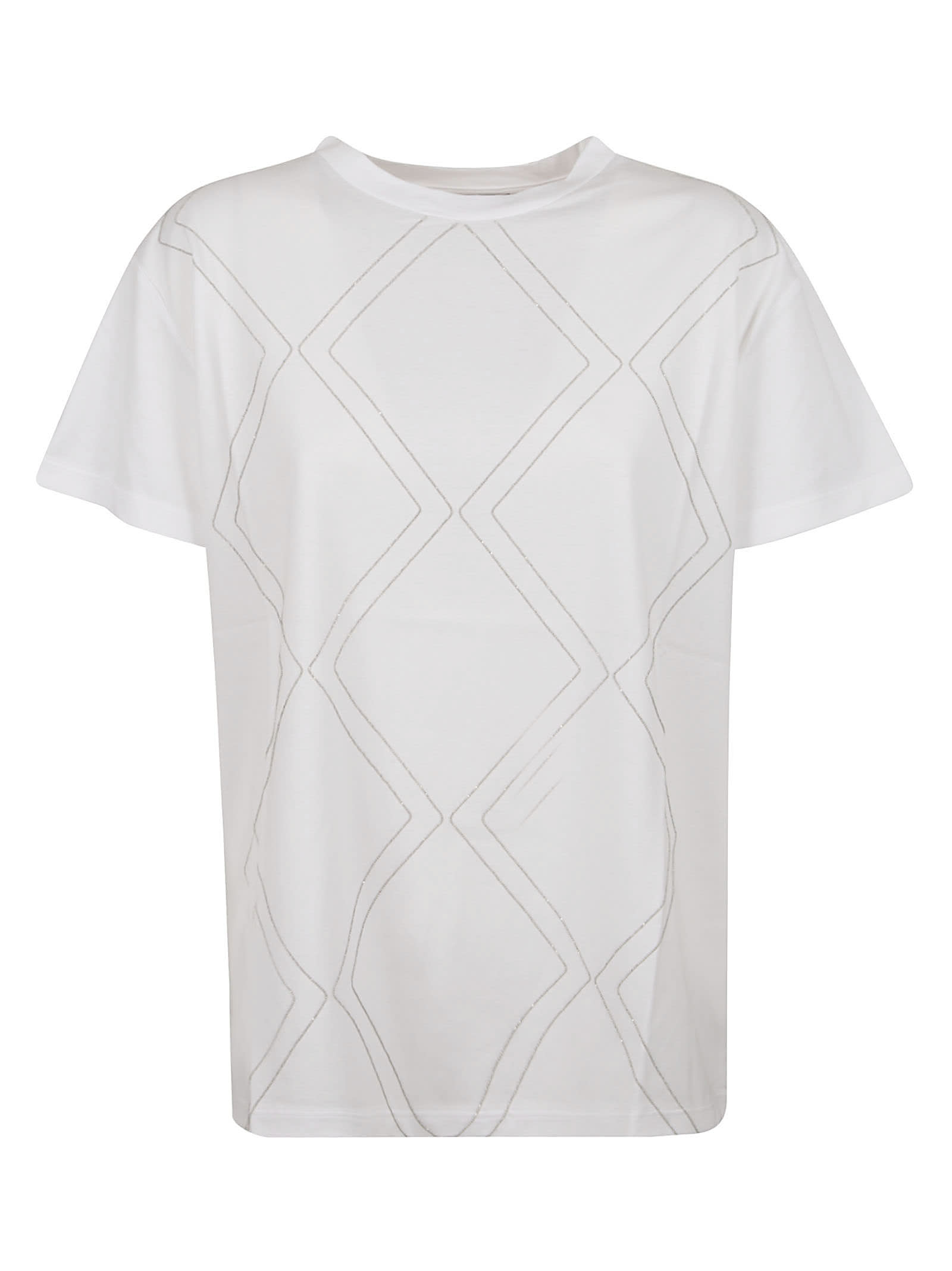 Pattern Embellished T-shirt