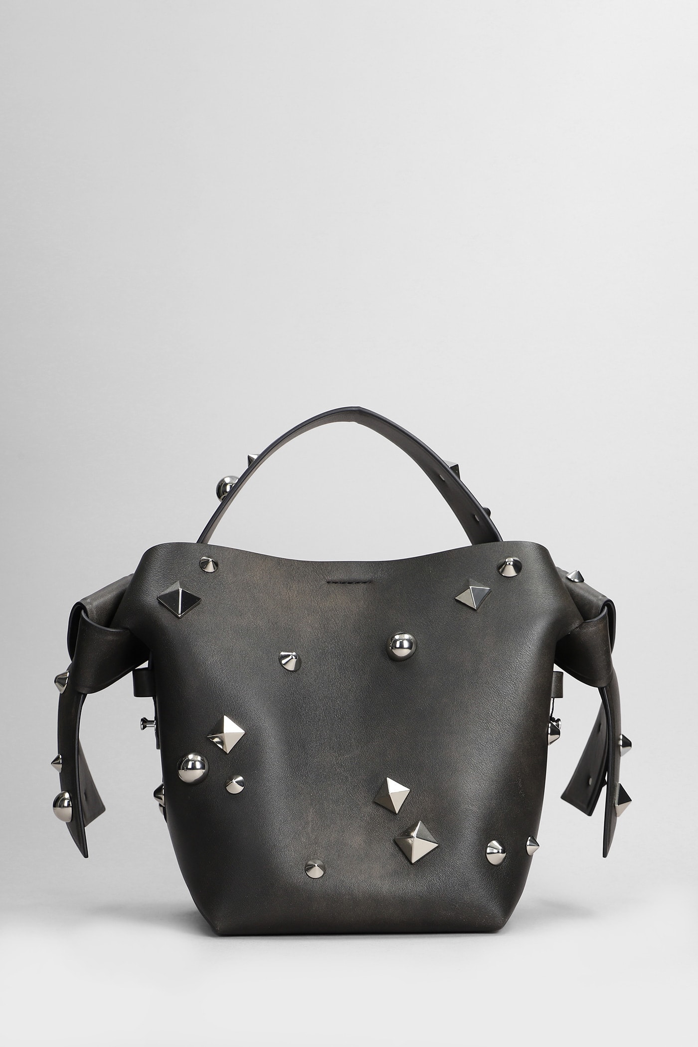 Acne Studios Musubi Shoulder Bag In Brown Leather In Brown