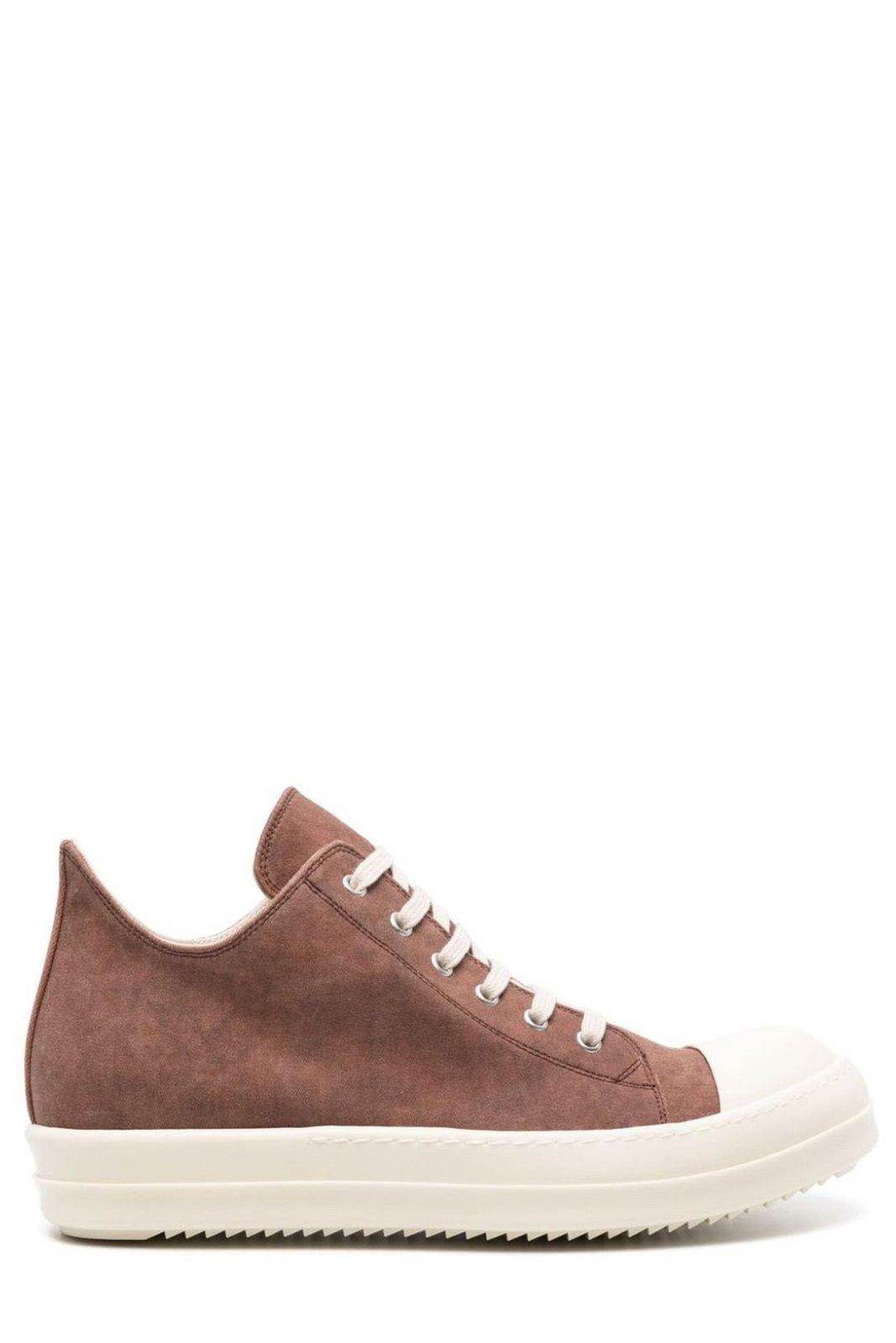 Shop Drkshdw Low-top Lace-up Sneakers In Brown