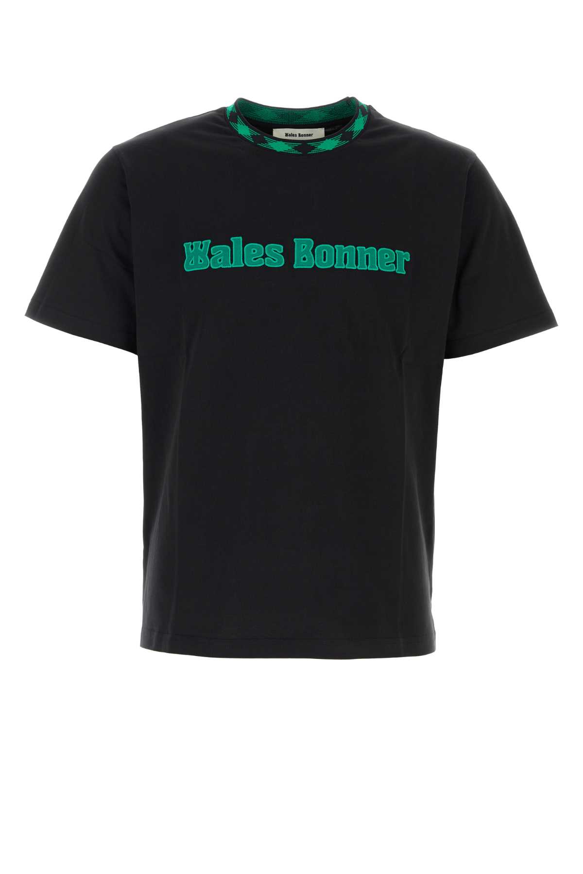 Shop Wales Bonner Black Cotton Original T-shirt