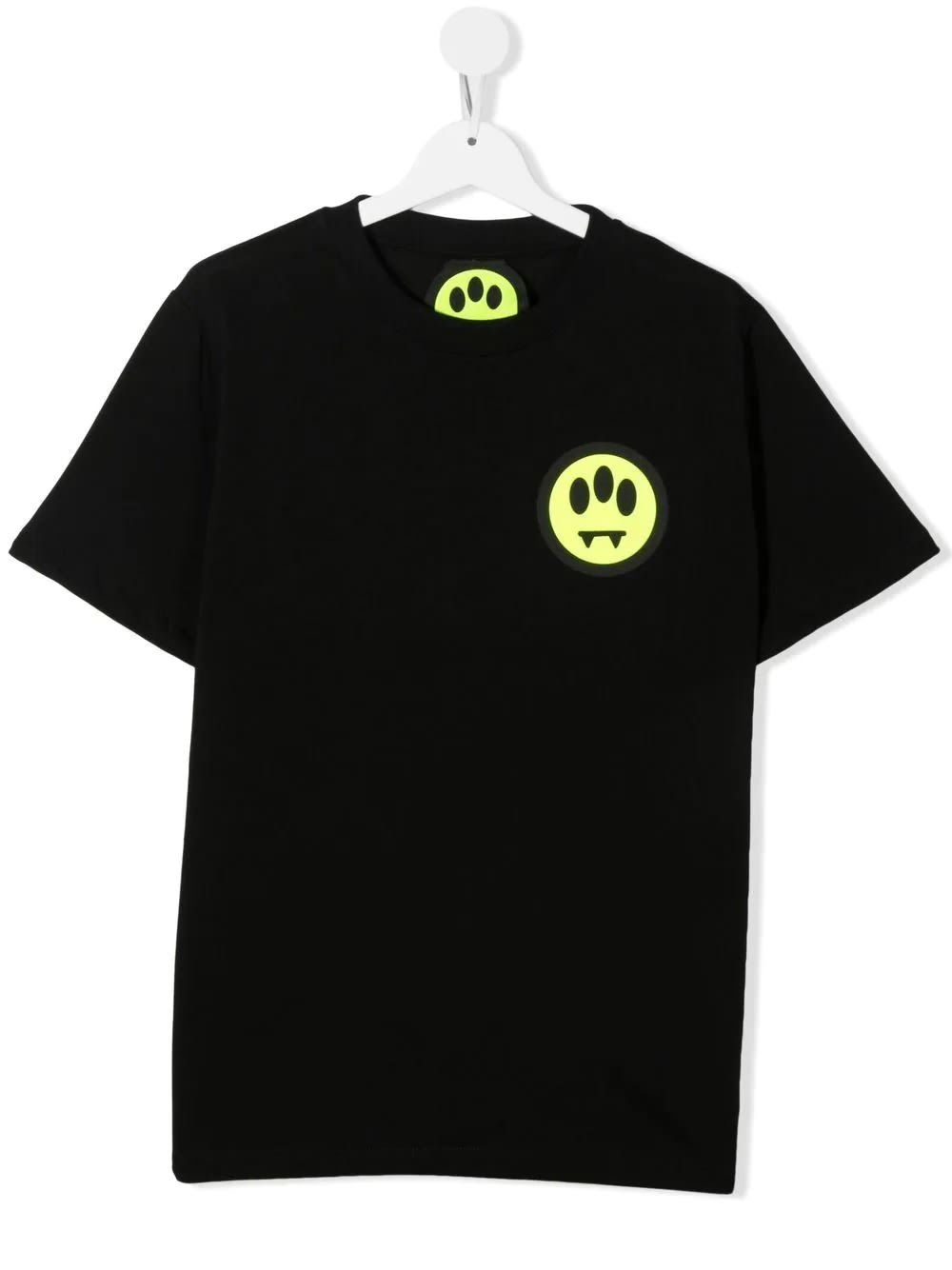 Barrow Kids Black T-shirt With Front And Back Logo Screen Printing