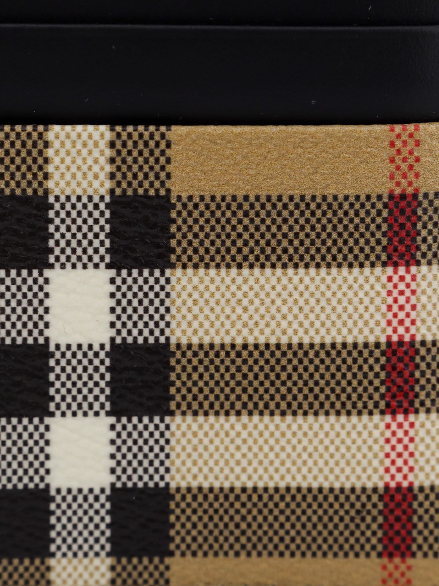 Burberry Sandon Cardholder Featuring Signature Pattern In Beige