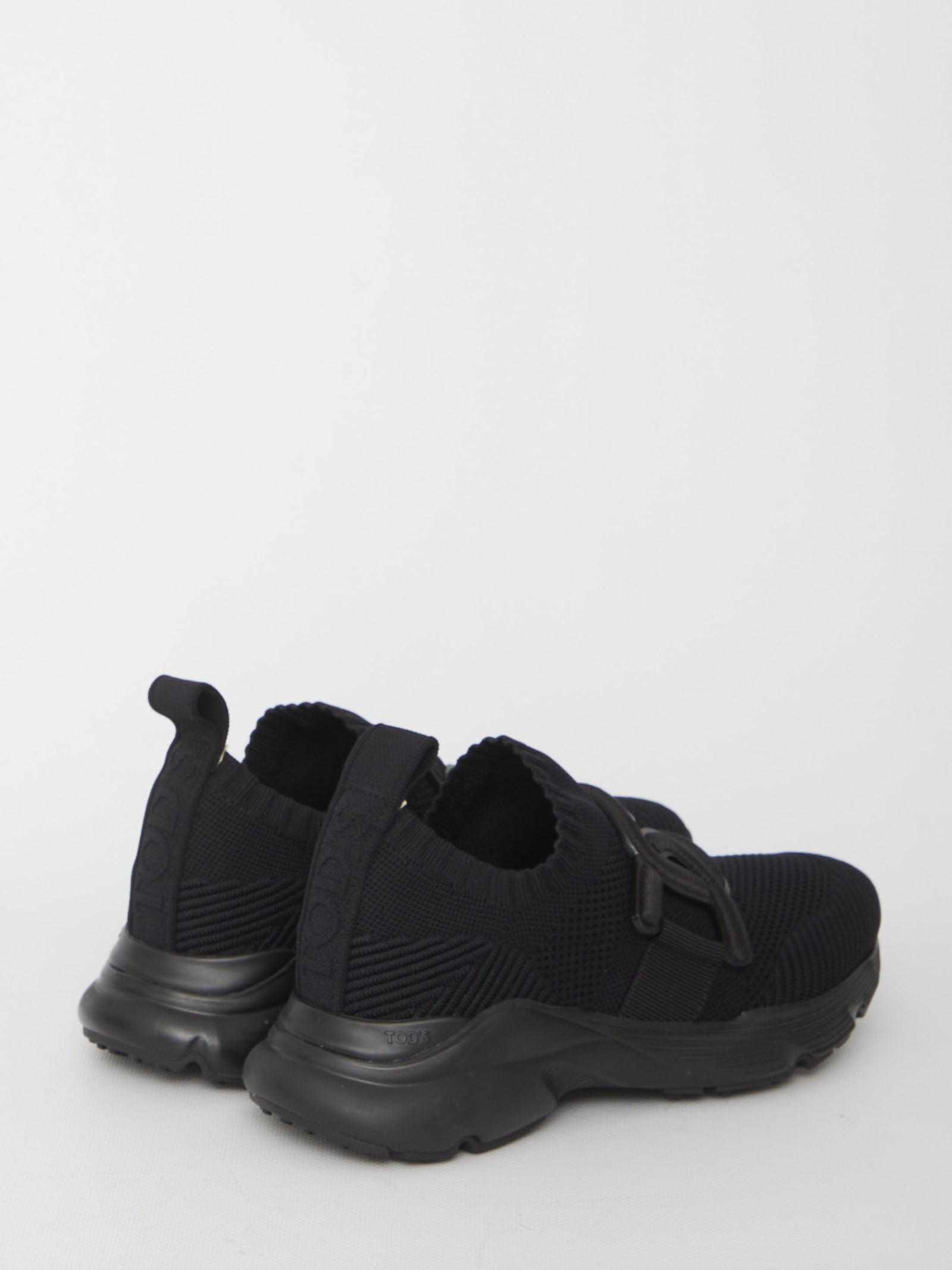 Tod's Kate Sneakers In Technical Fabric In Black