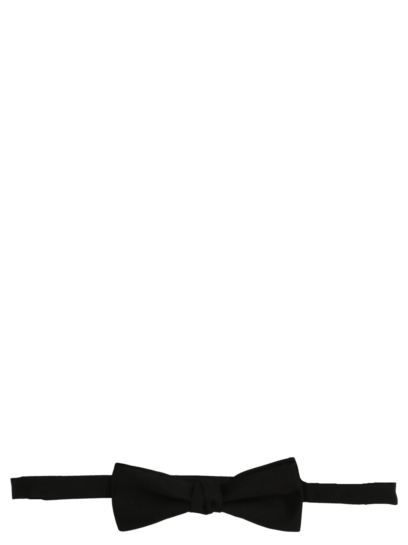 Saint Laurent Yves Bow Tie In Black