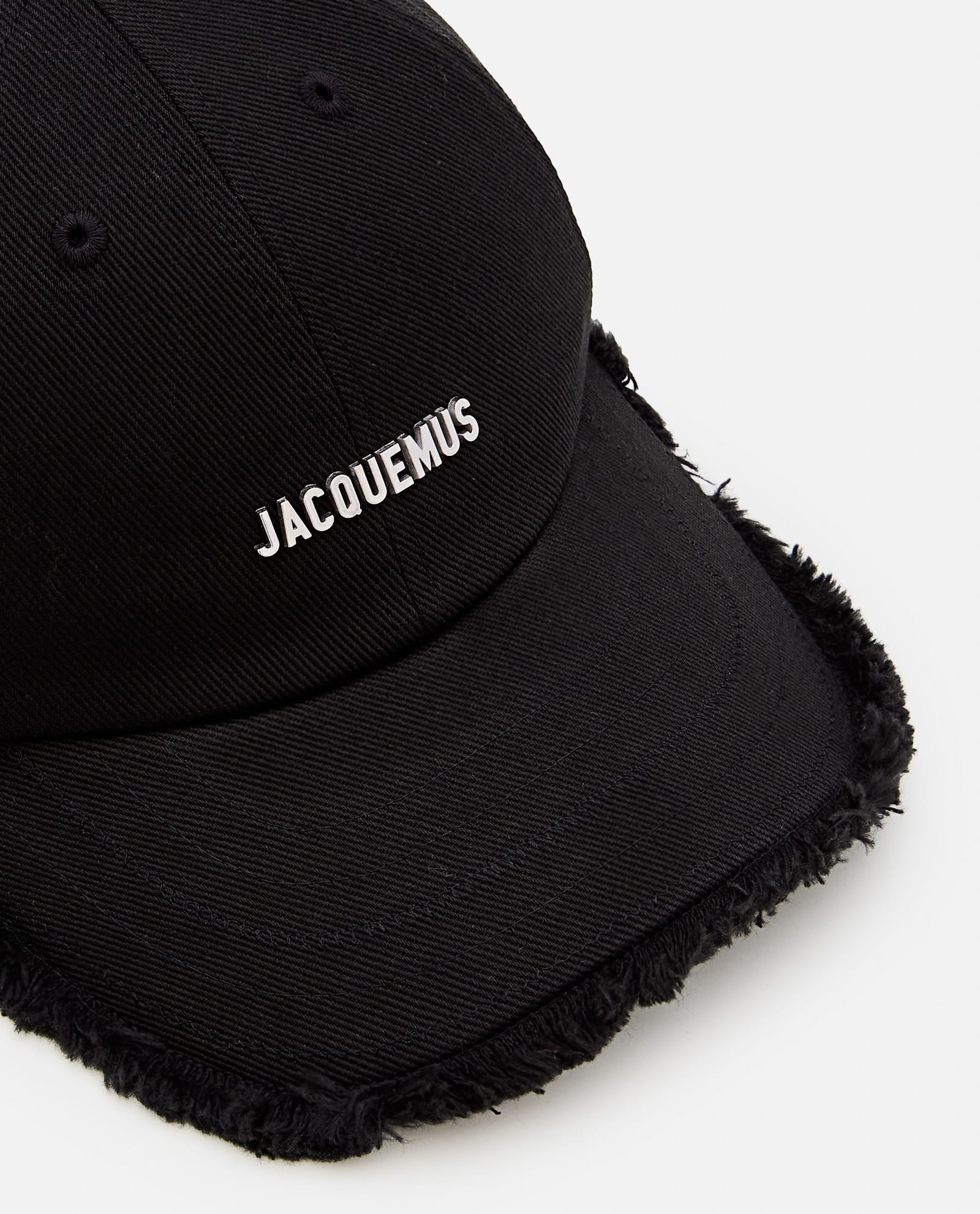 Jacquemus La Casquette Artichaut Cotton Hat In Black