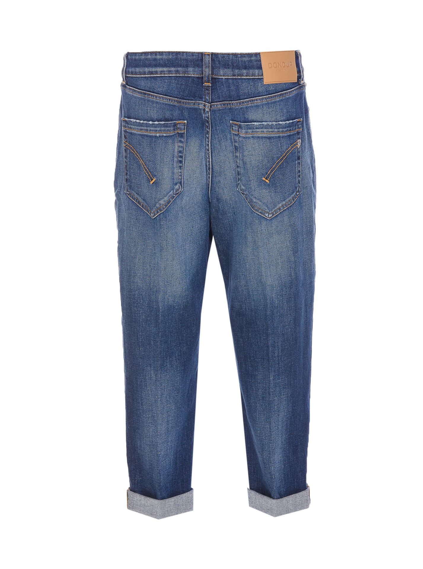 Dondup Koons Destroyed Effect Jeans In Denim