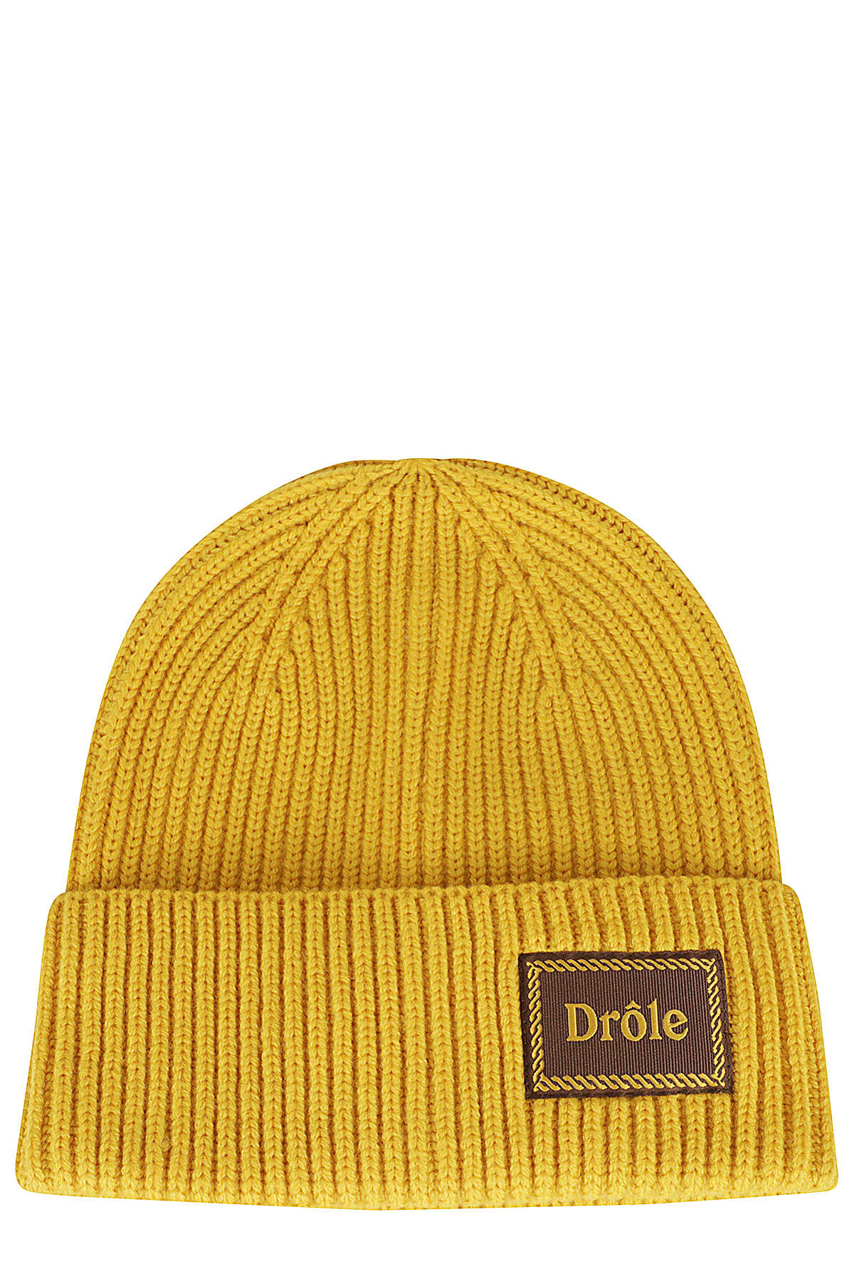 Shop Drôle De Monsieur Le Bonnet Laine In Yl Yellow