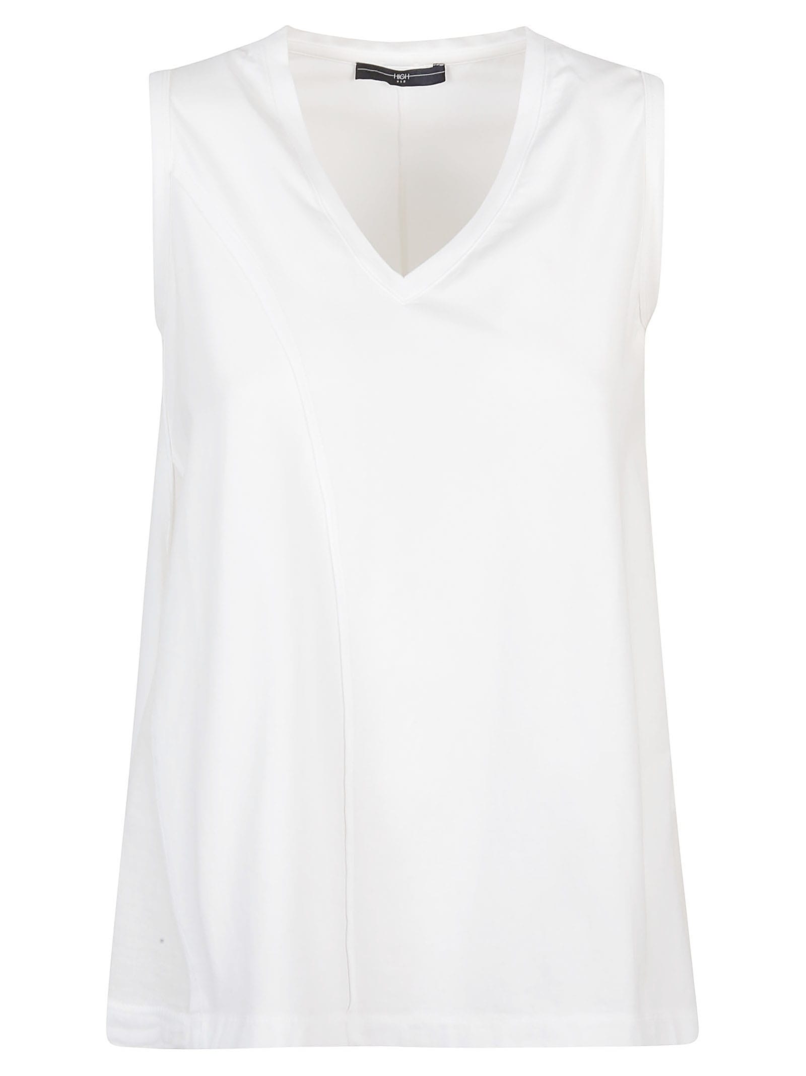 Shop High Cryptic Top In White