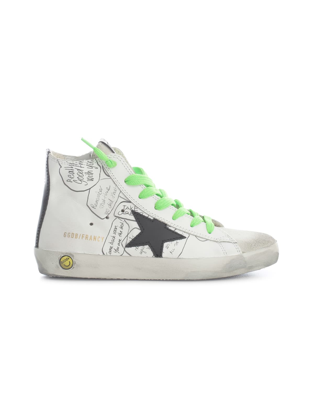 Golden Goose Francy Leather Signature Upper Leather Star Suede Toe