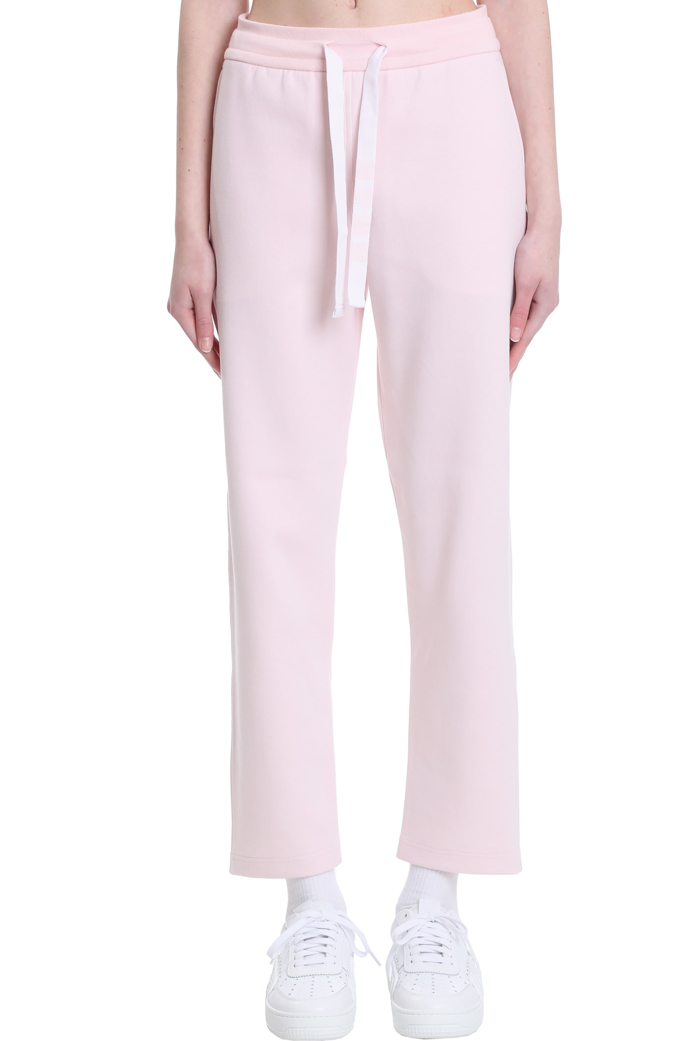 THOM BROWNE trousers IN ROSE-PINK COTTON,FJQ040A03034680