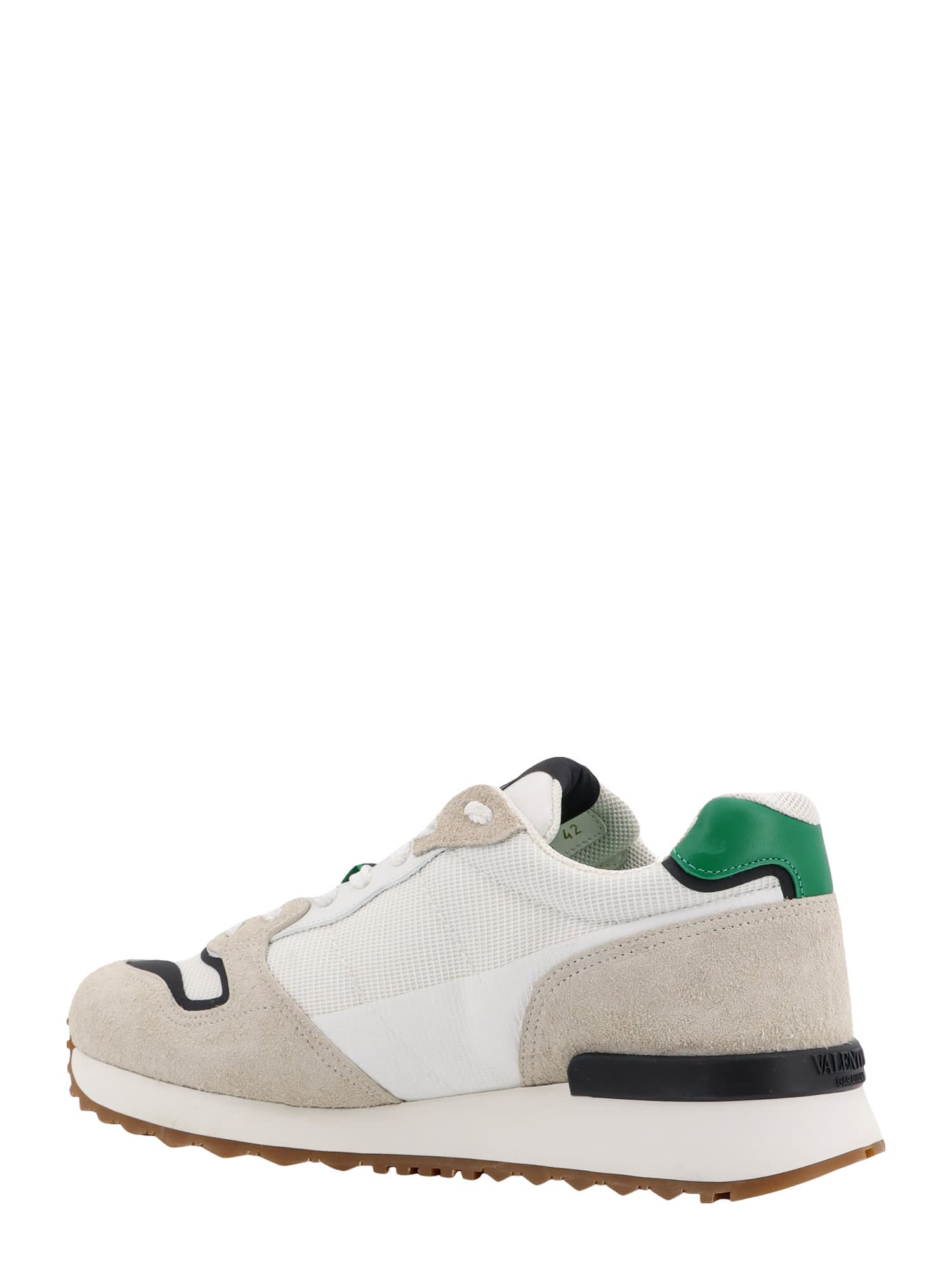 Shop Valentino Vlogo Pace Sneakers In White