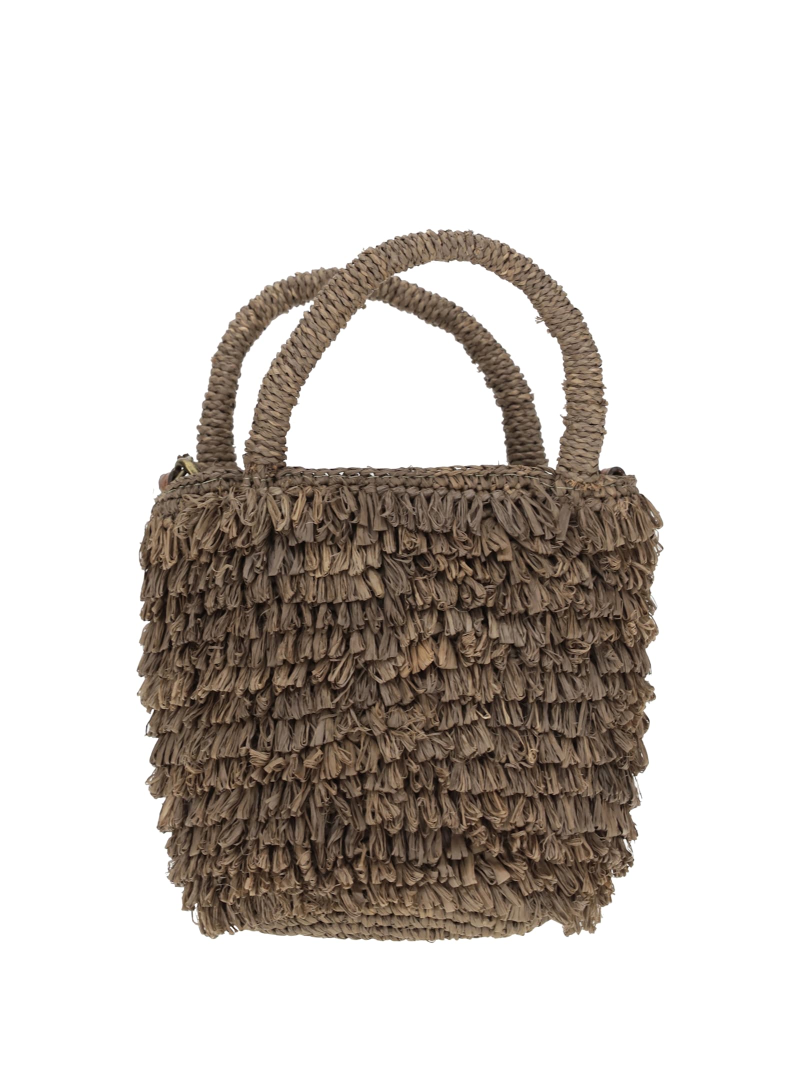 Naka Raffia Shoulder Bag