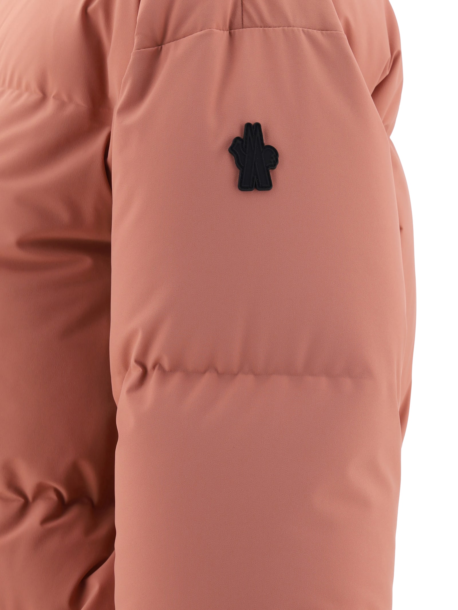 Shop Moncler Allesaz Down Jacket In Pastel Pink