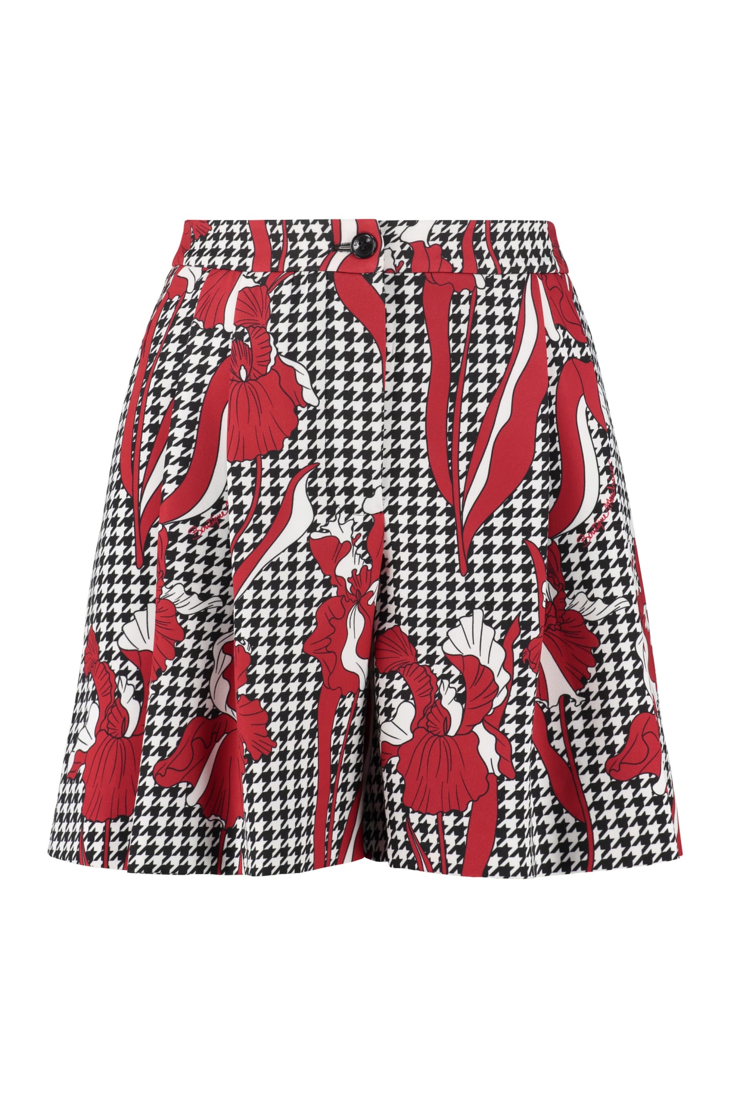 Boutique Moschino Houndstooth Shorts