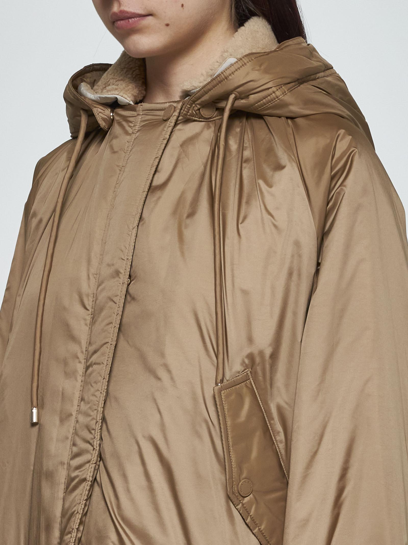 Shop Weekend Max Mara Arles Reversible Nylon Jacket  In Camel