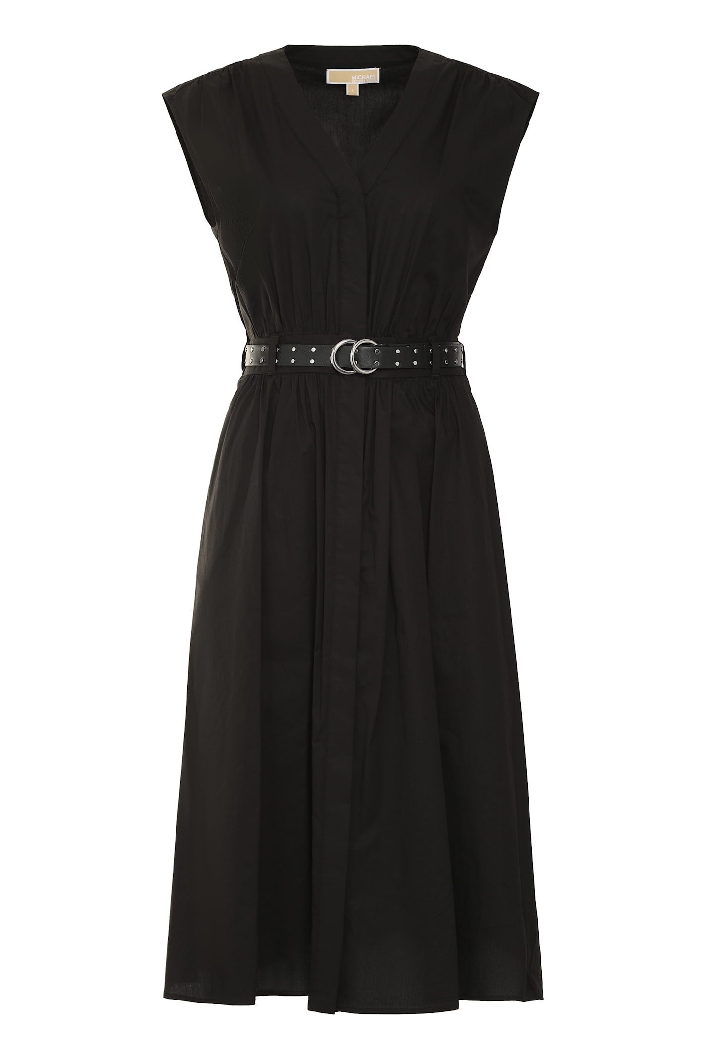 Belted Cotton Dress