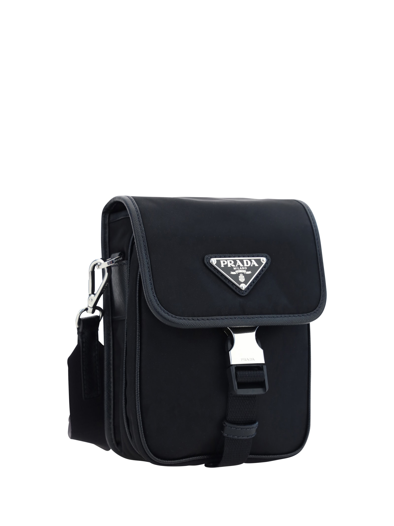 Shop Prada Shoulder Bag In Nero