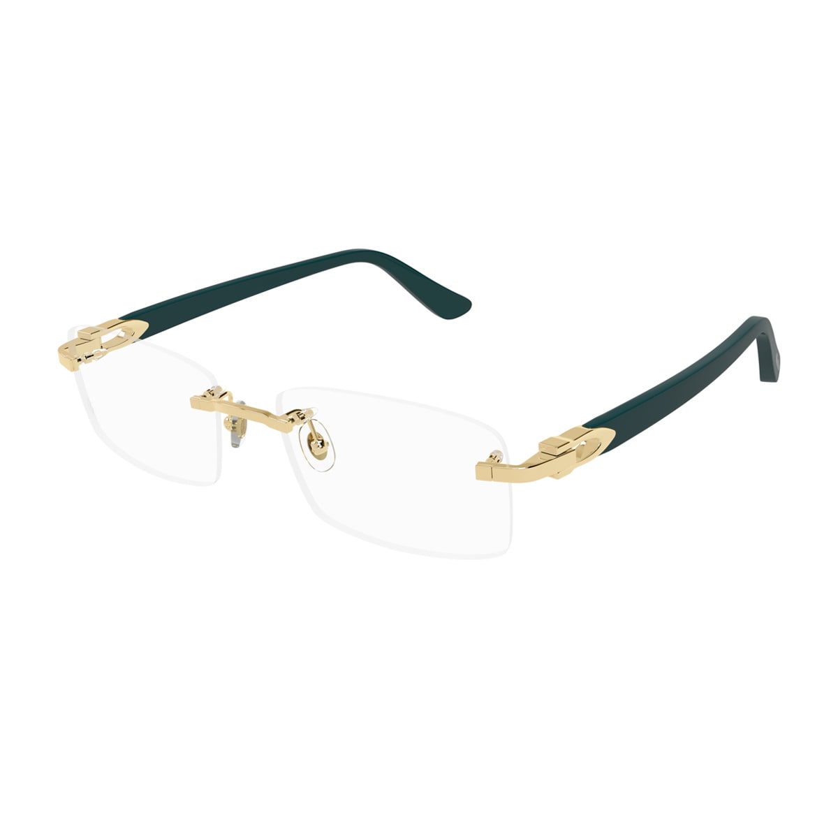 CARTIER CARTIER CT0287O C DE CARTIER 009 GREEN GLASSES 