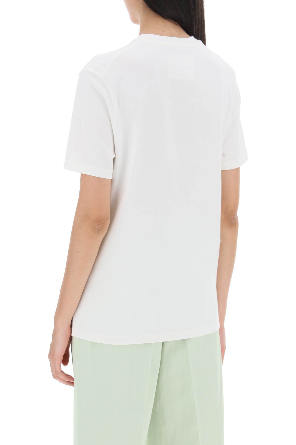 Jil Sander T-shirt With Logo Print In White