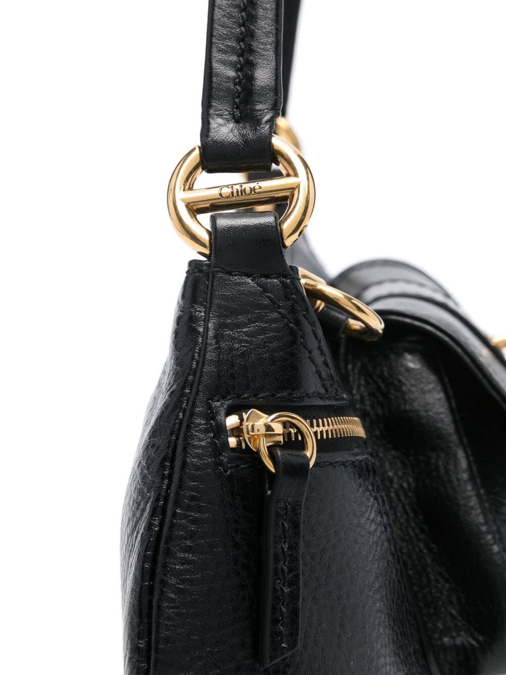 Shop Chloé The 99 Shoulder Bag In Black