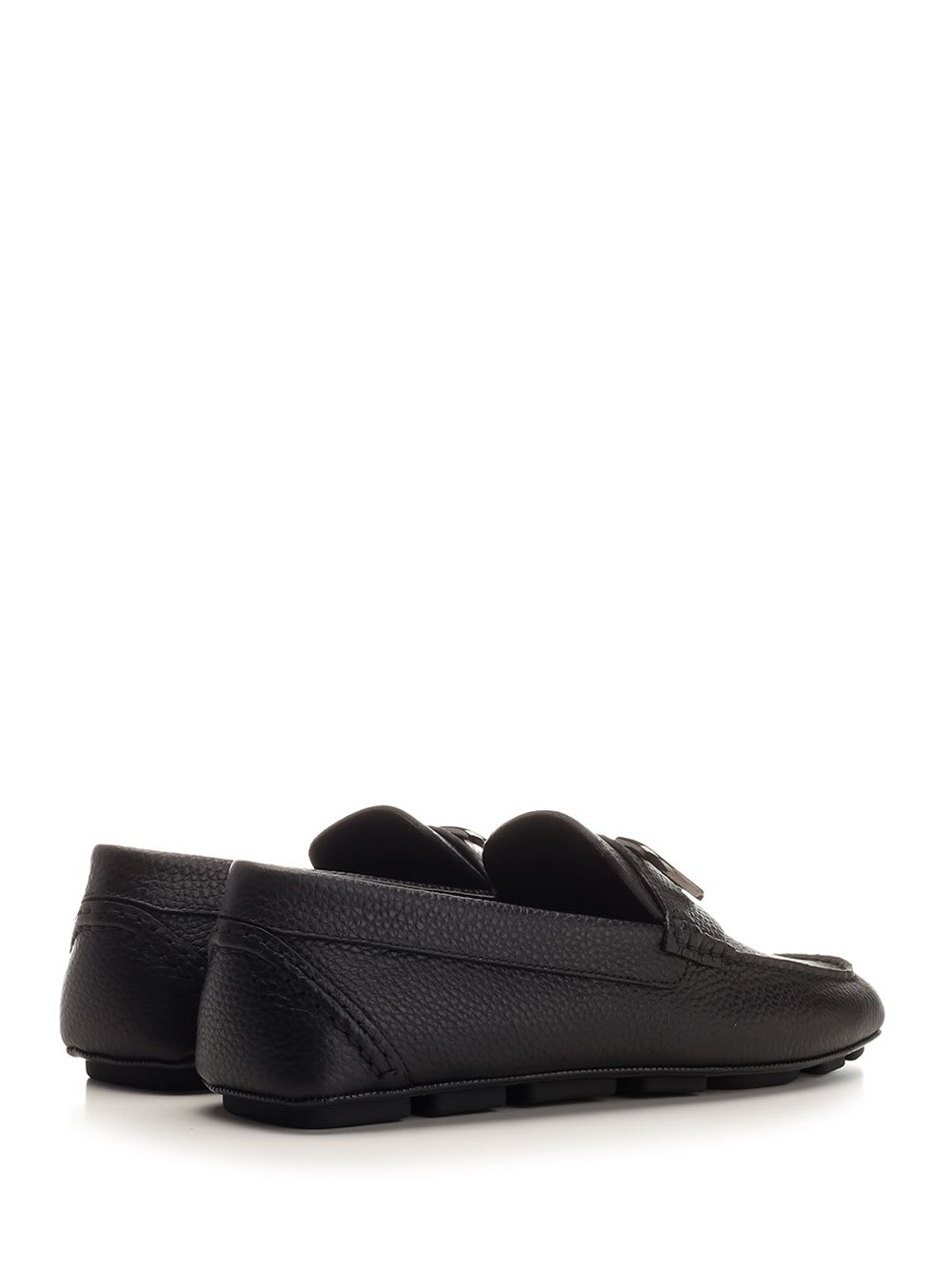 Shop Valentino Vlogo Signature Driver Loafer In Black