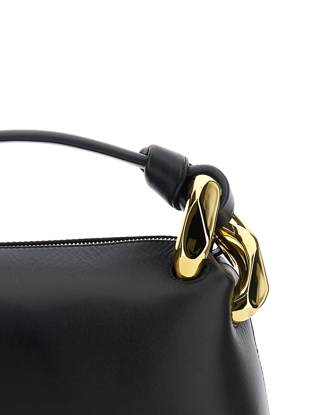 Jw Anderson The Jwa Corner Crossbody In Black