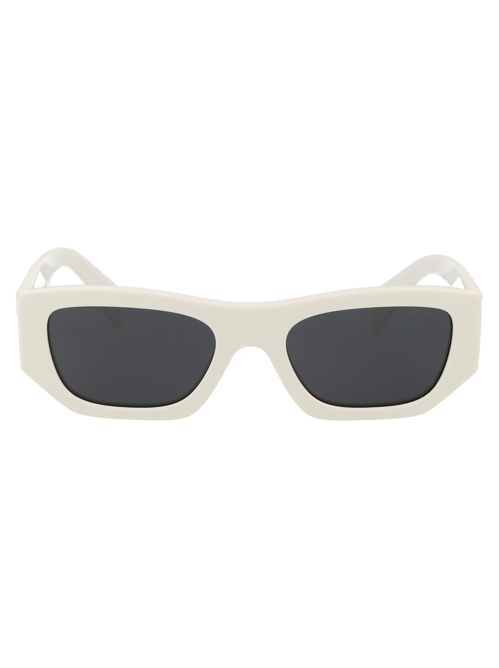 Shop Prada 0pr A01s Sunglasses In 17k08z White