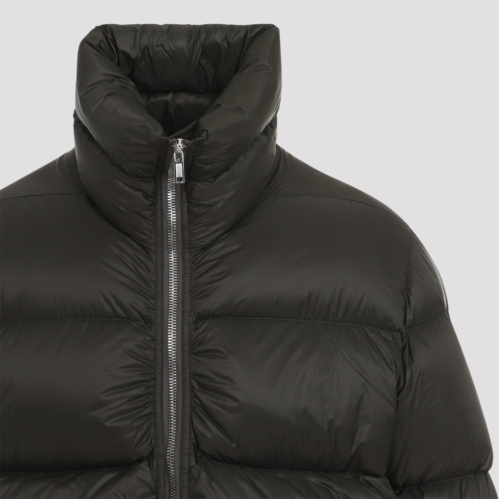 Shop Rick Owens Turtle Jacket In Forest