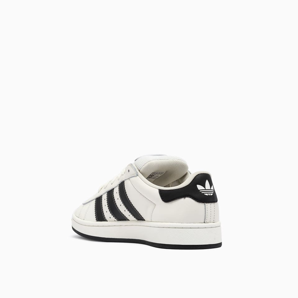 Adidas Originals Campus 00s Leather Sneakers In White/black